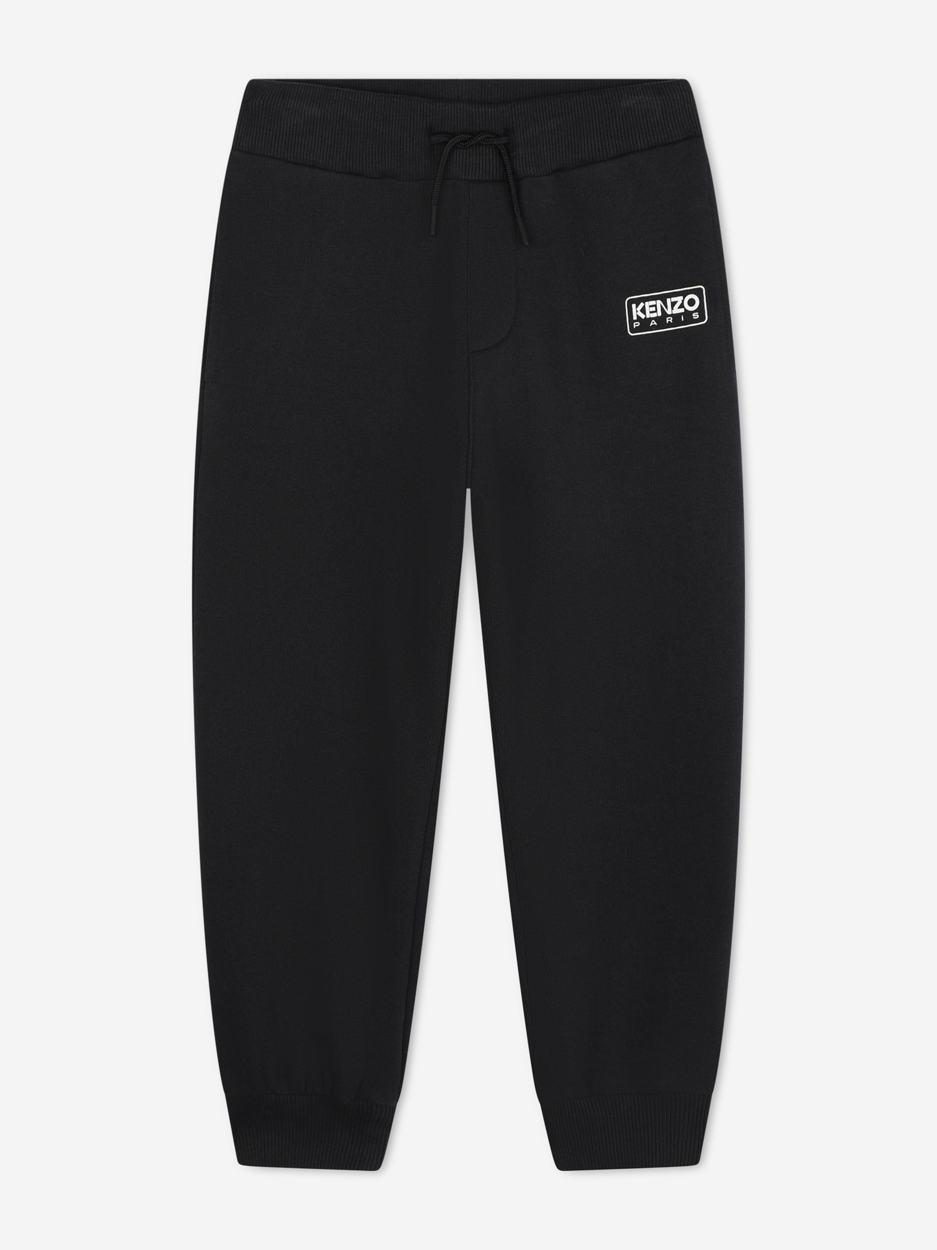 KENZO Kids Logo Joggers in Black For Sale Online