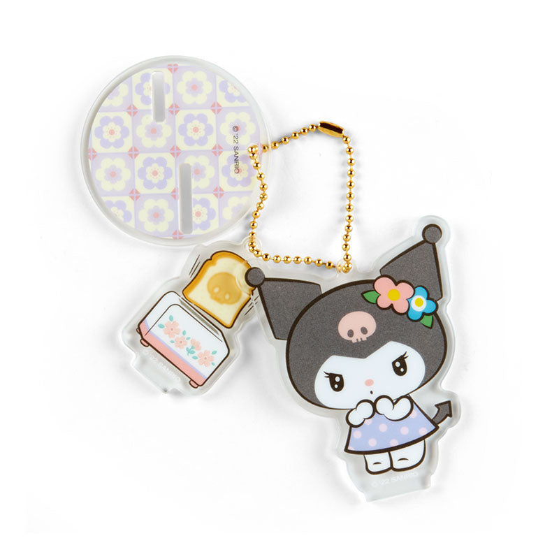 Kuromi Acrylic Keychain and Stand (Retro Room Series) Discount Shop