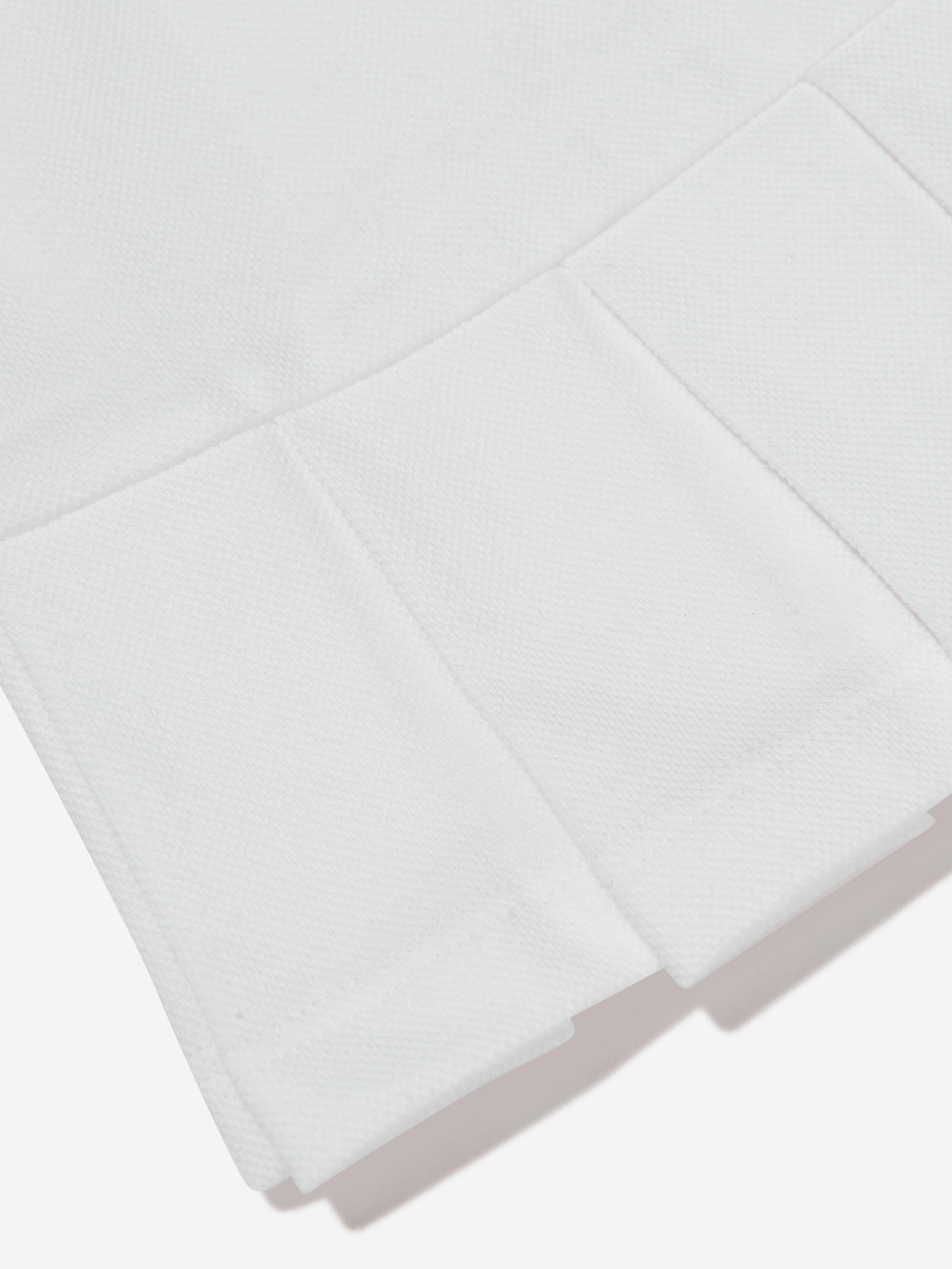 Moncler Enfant Baby Girls Sleeveless Polo Dress in White Very Cheap Sale Online