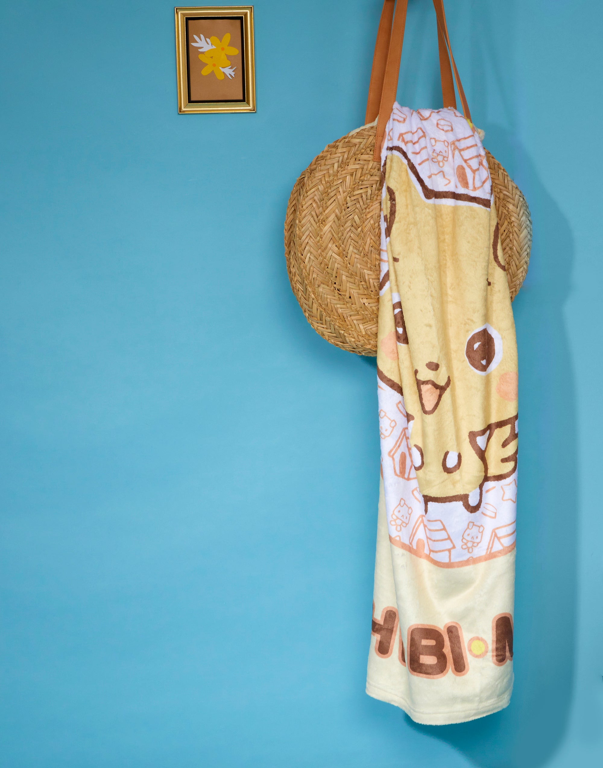 Chibimaru Cheerful Pup Throw Blanket Outlet Low Pice Fee Shipping
