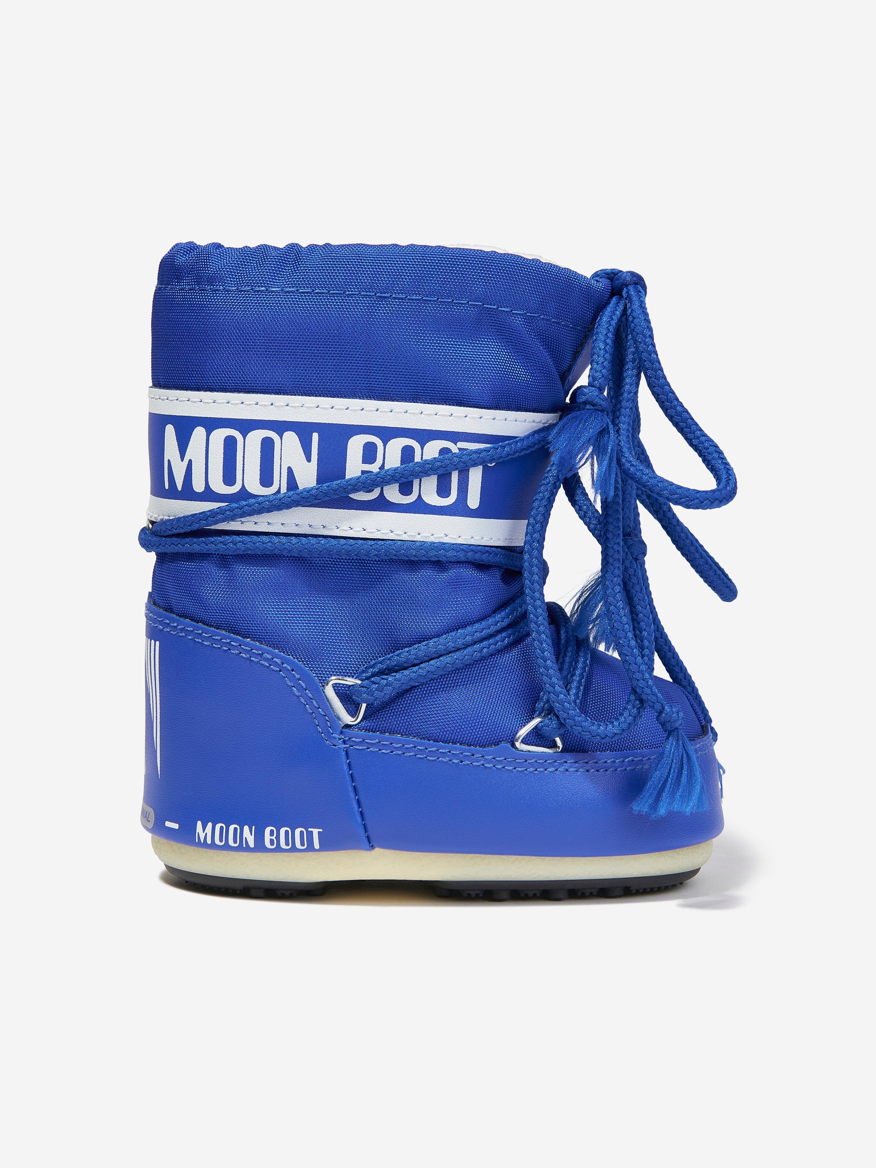 Moon Boot Baby Icon Mini Nylon Snow Boots in Blue Sale In China