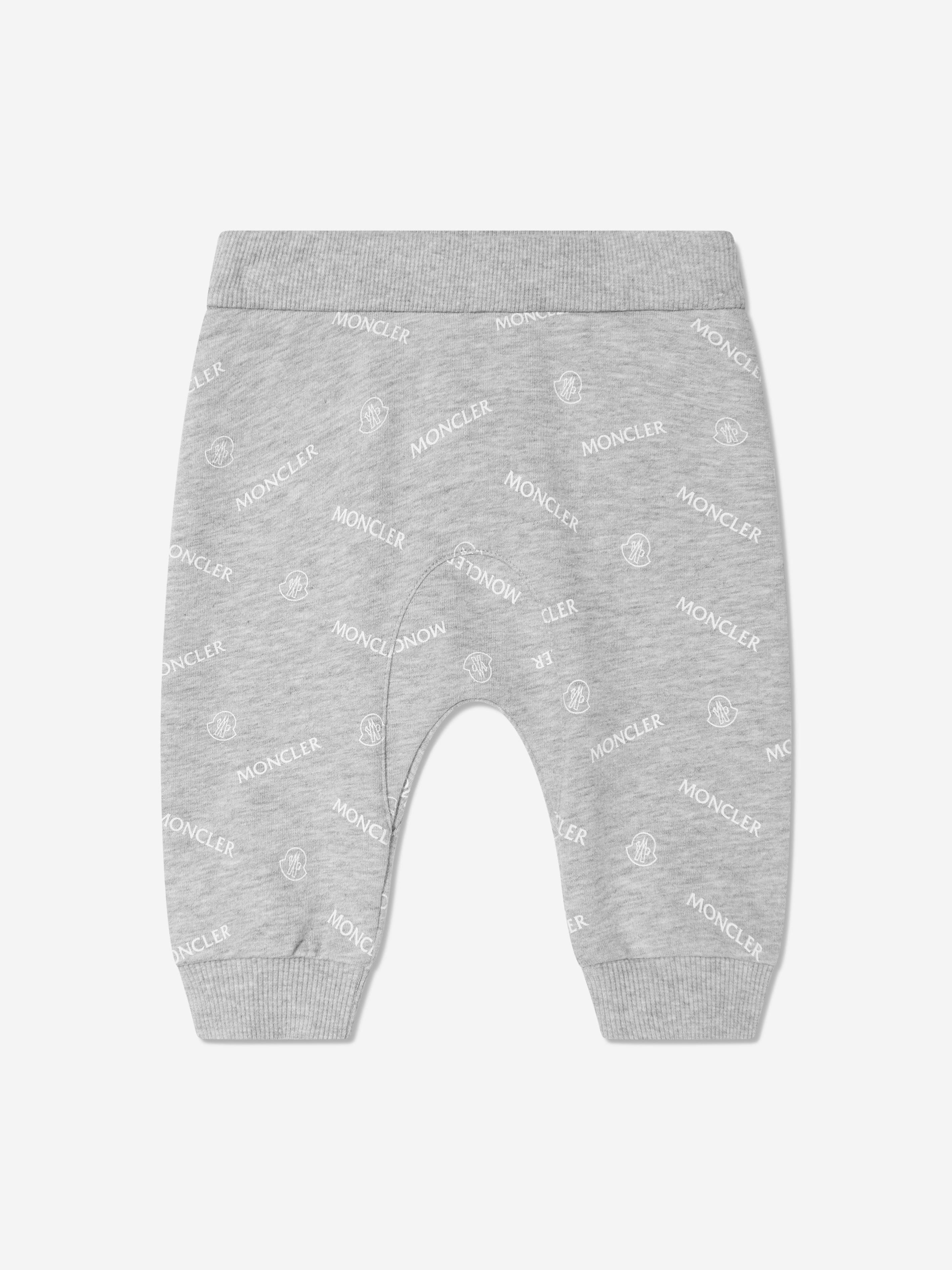Moncler Enfant Baby Logo Tracksuit in Grey For Nice For Sale