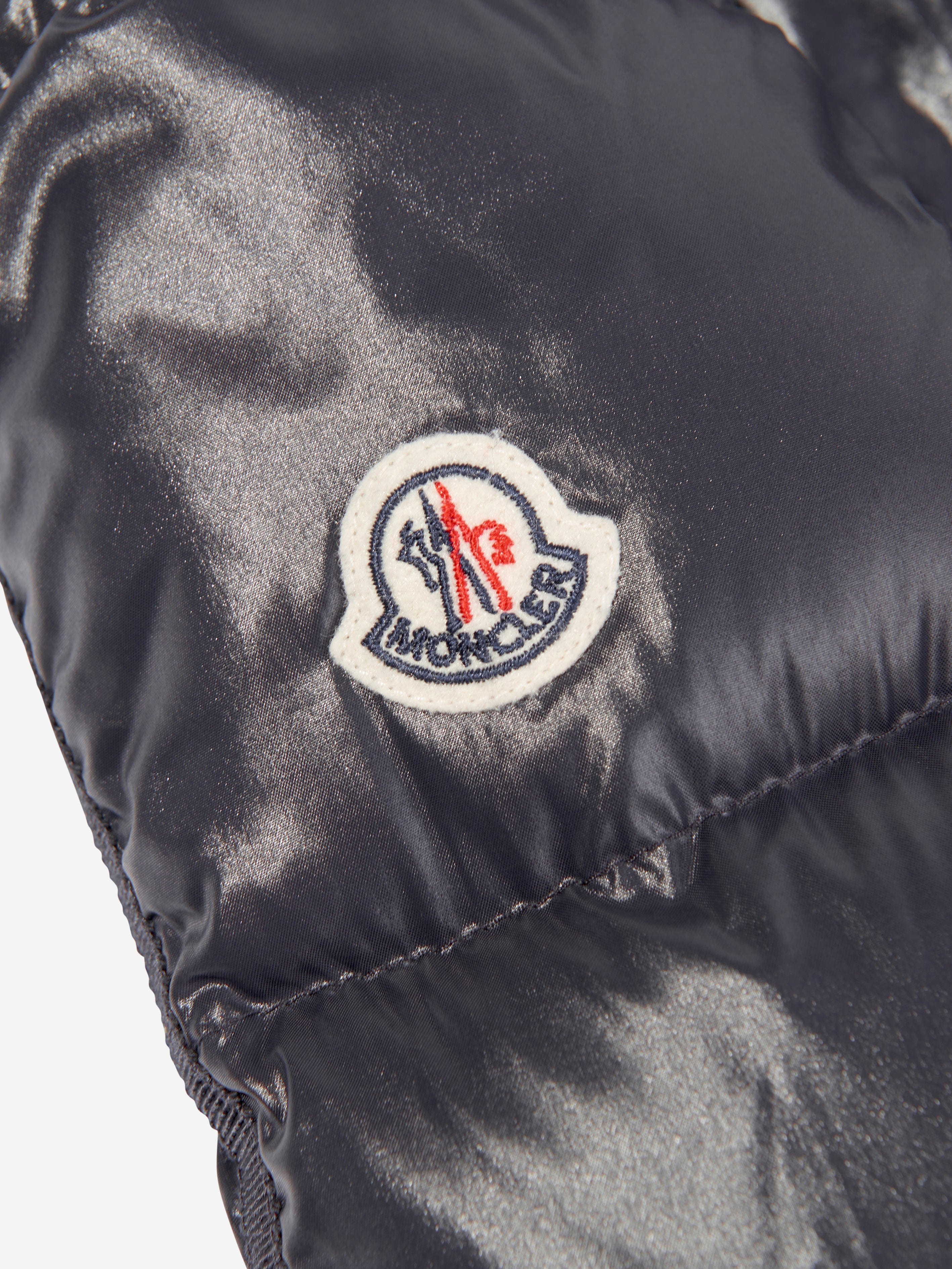 Moncler Enfant Girls Down Padded Selat Jacket in Navy Supply Online