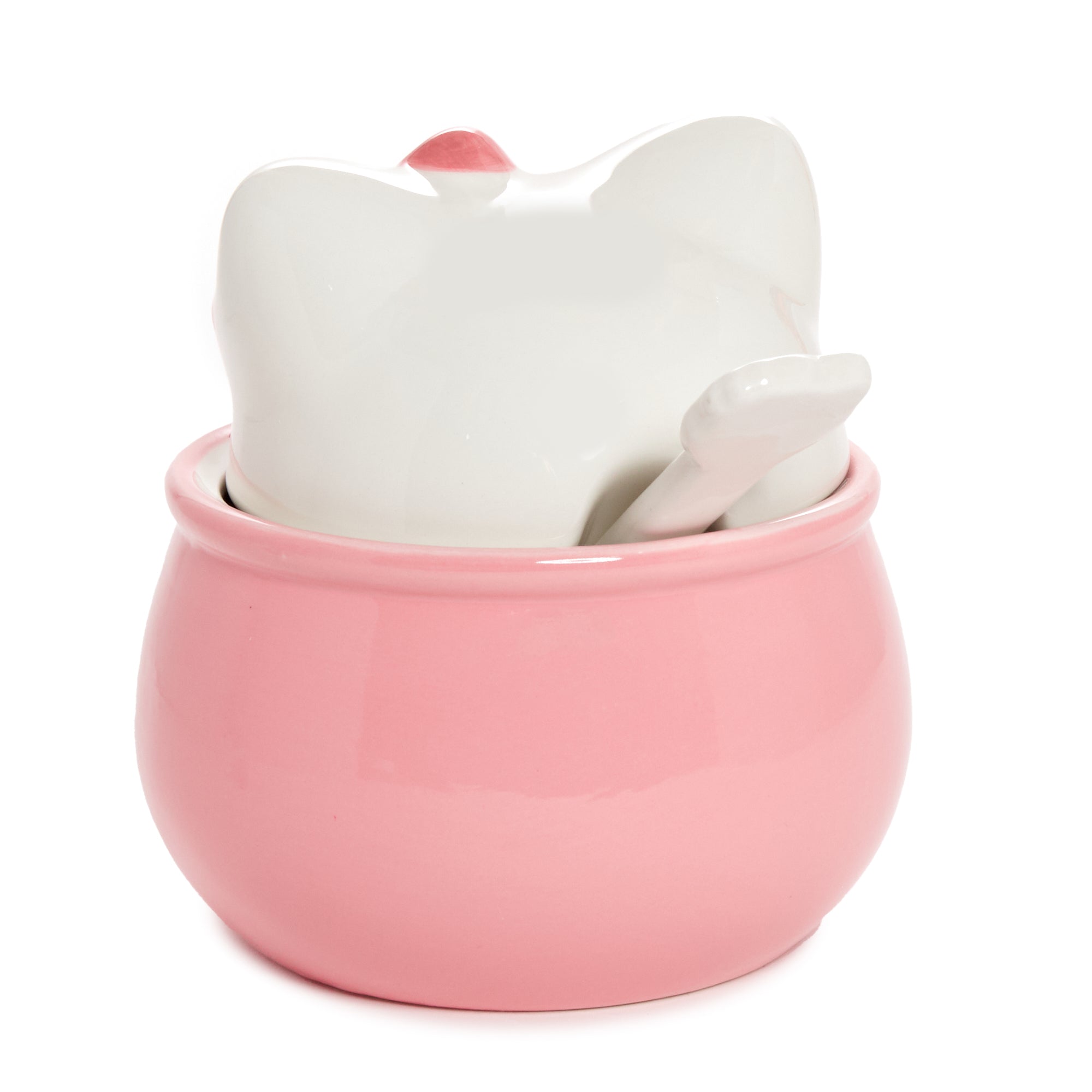Hello Kitty Ceramic Sculpted Bowl and Spoon Set Very Cheap Cheap Online