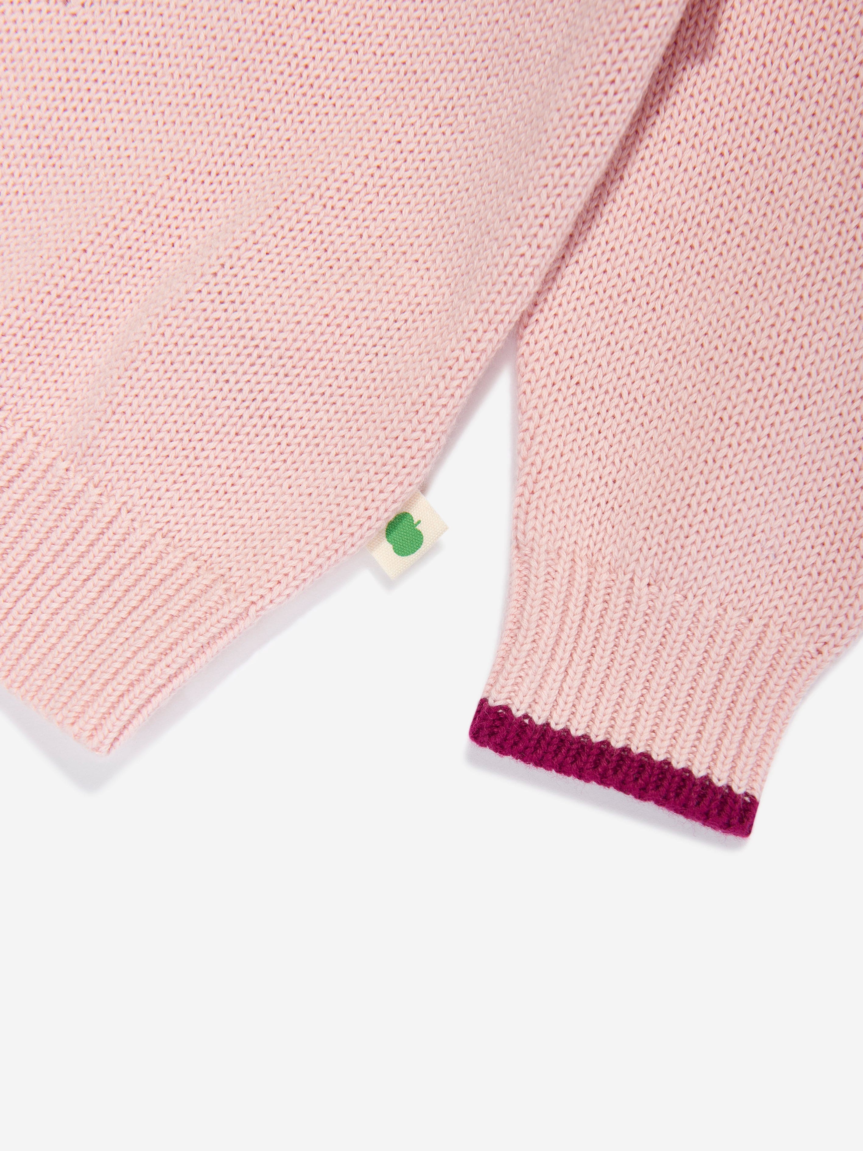 The Bonnie Mob Girls Blackberry Knit Jumper in Pink Sale Best Seller