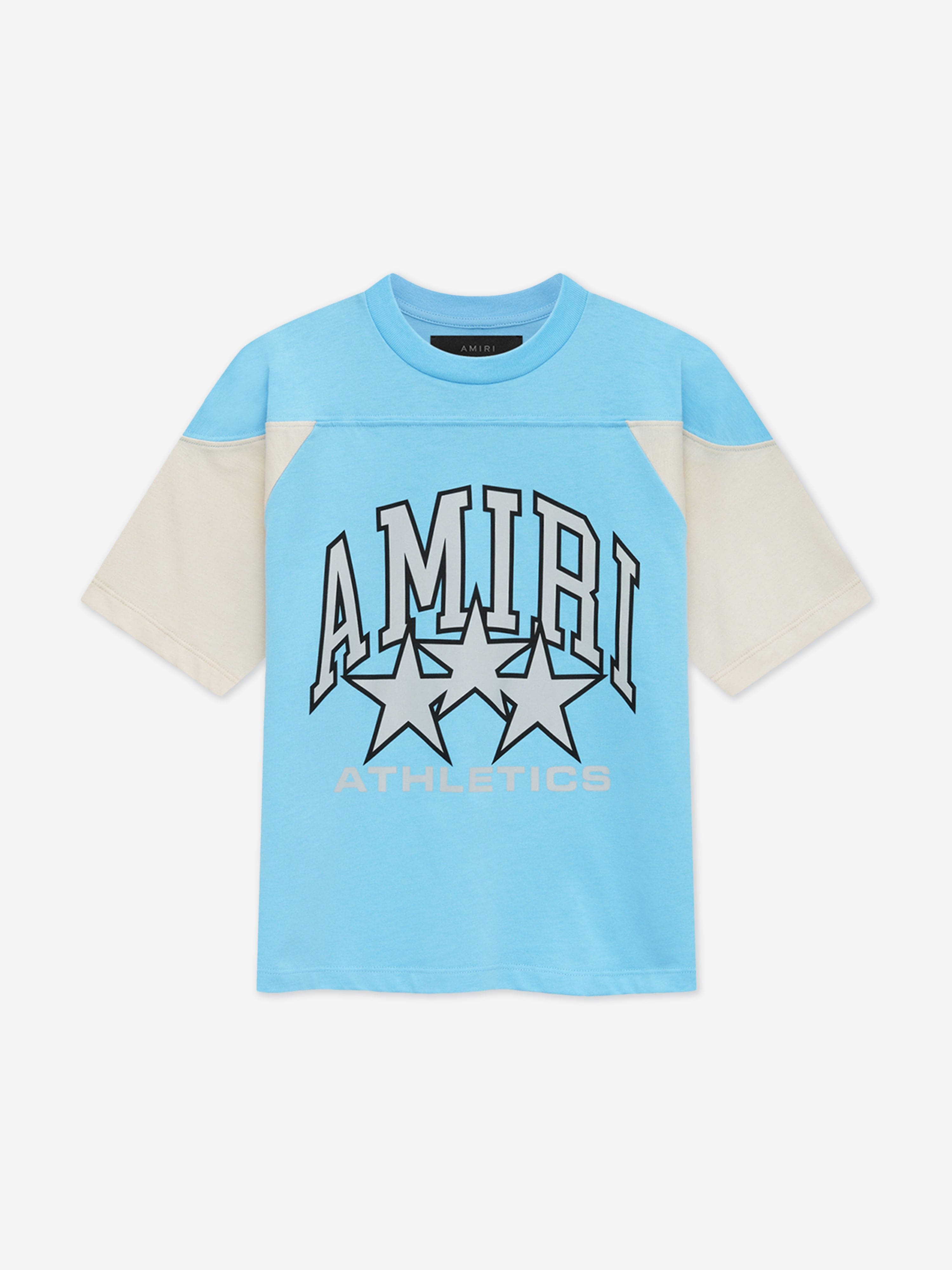 Kids Amiri Star T-Shirt in Blue Amazing Pice