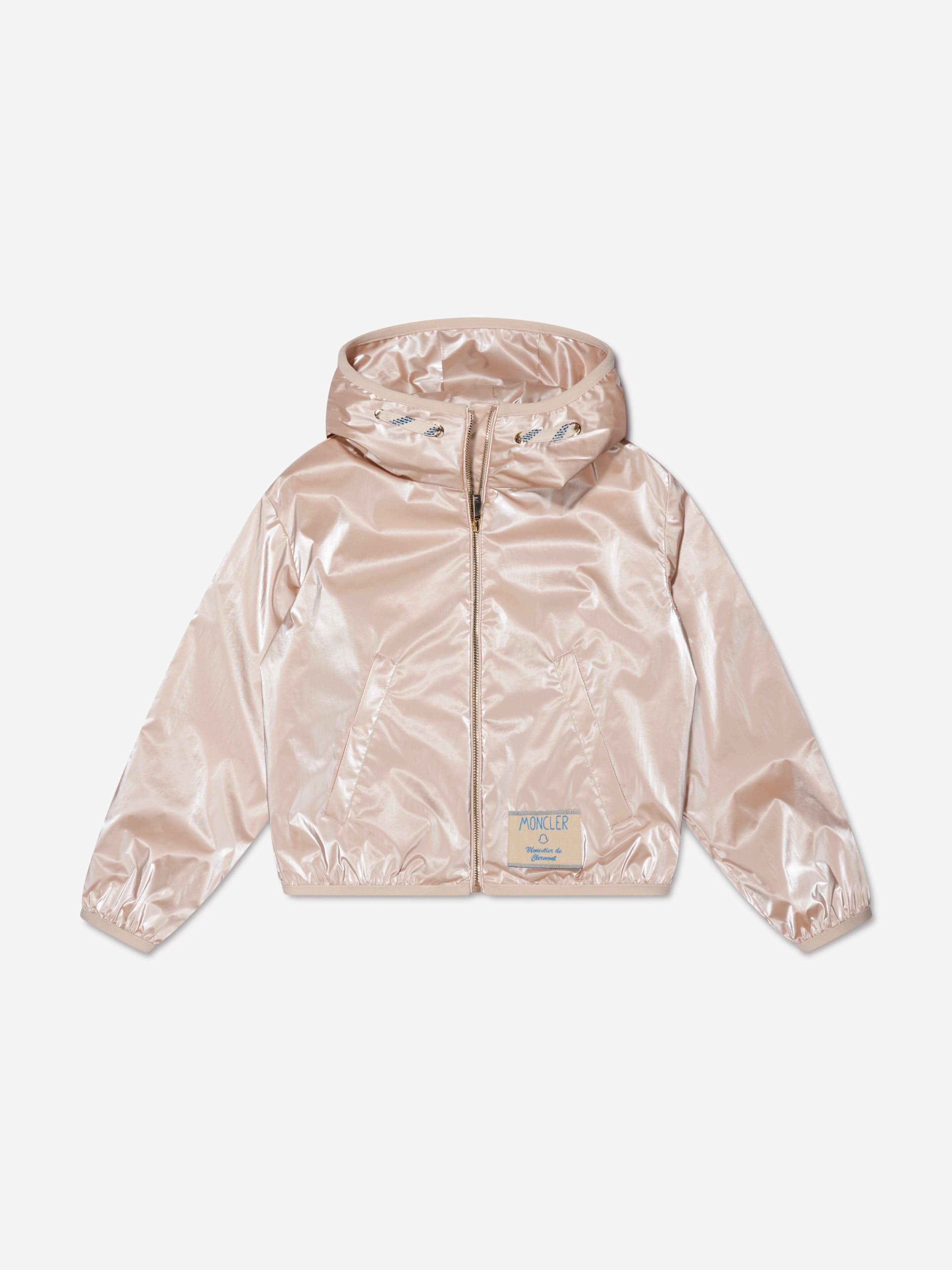 Moncler Enfant Girls Aideen Jacket in Pink High Quality For Sale