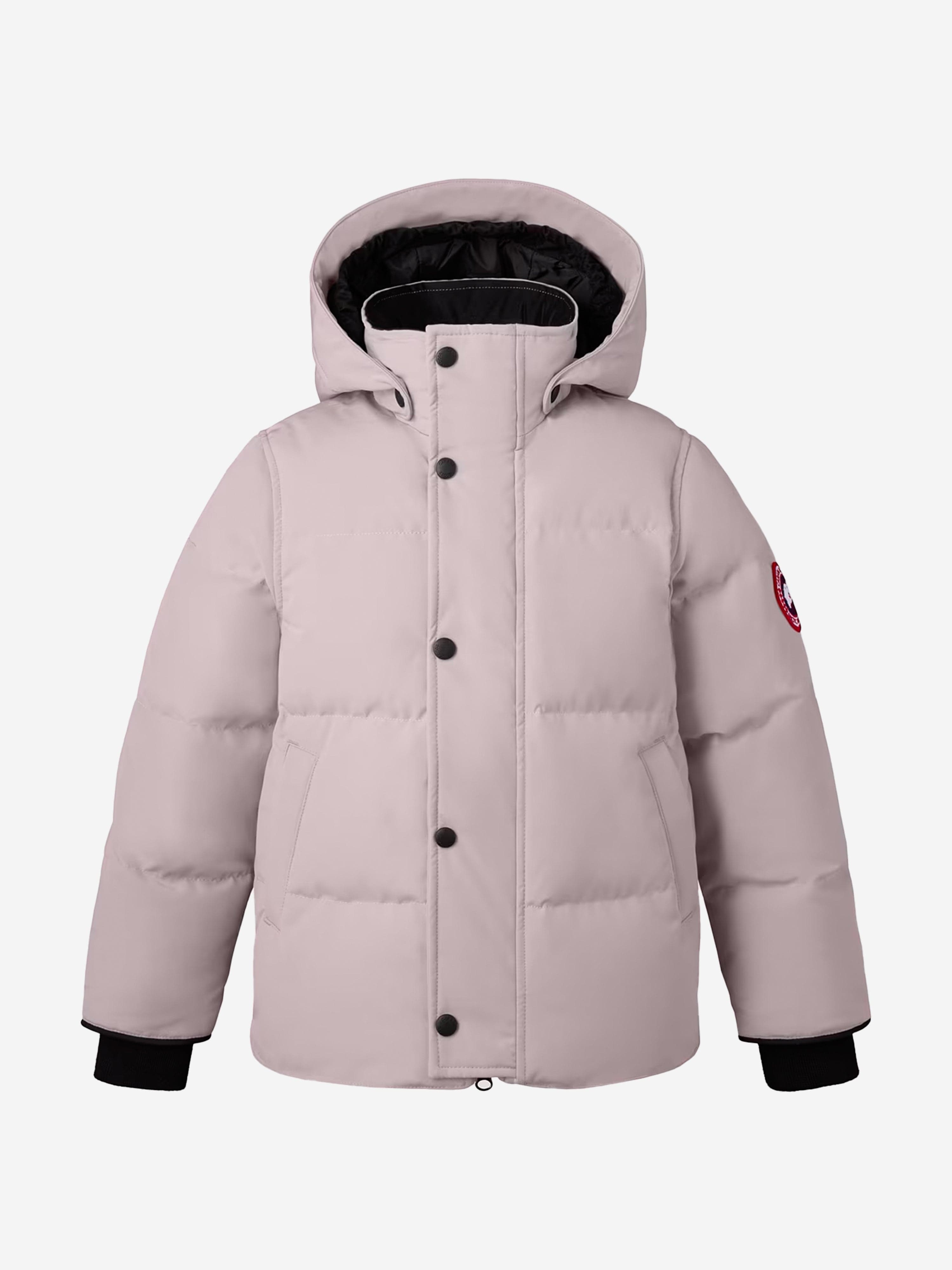 Canada Goose Girls Down Padded Snowy Owl Parka Jacket in Pink Shop Offer Cheap Online