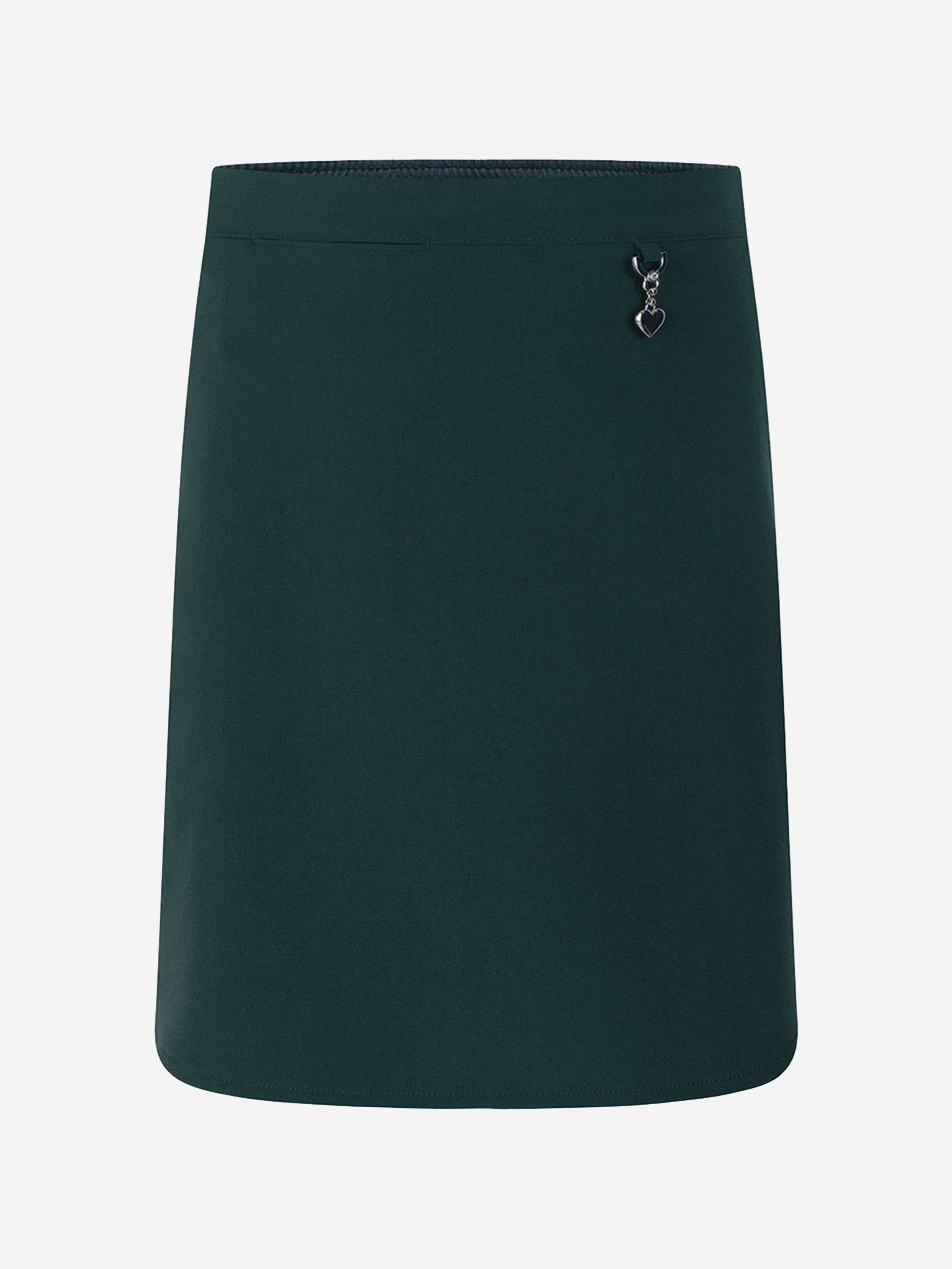 Zeco Girls School Lycra Heart Skirt in Green Buy Cheap Manchester Great Sale