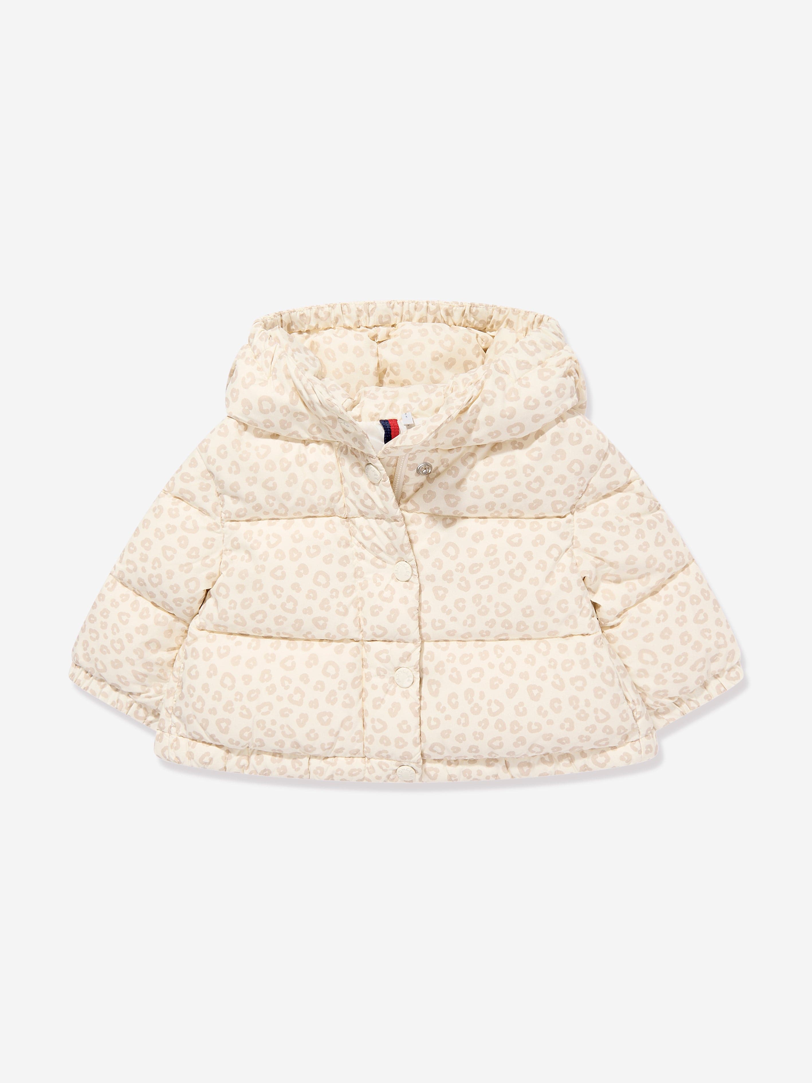 Moncler Enfant Baby Girls Down Padded Tessa Jacket in Beige Discount Footaction