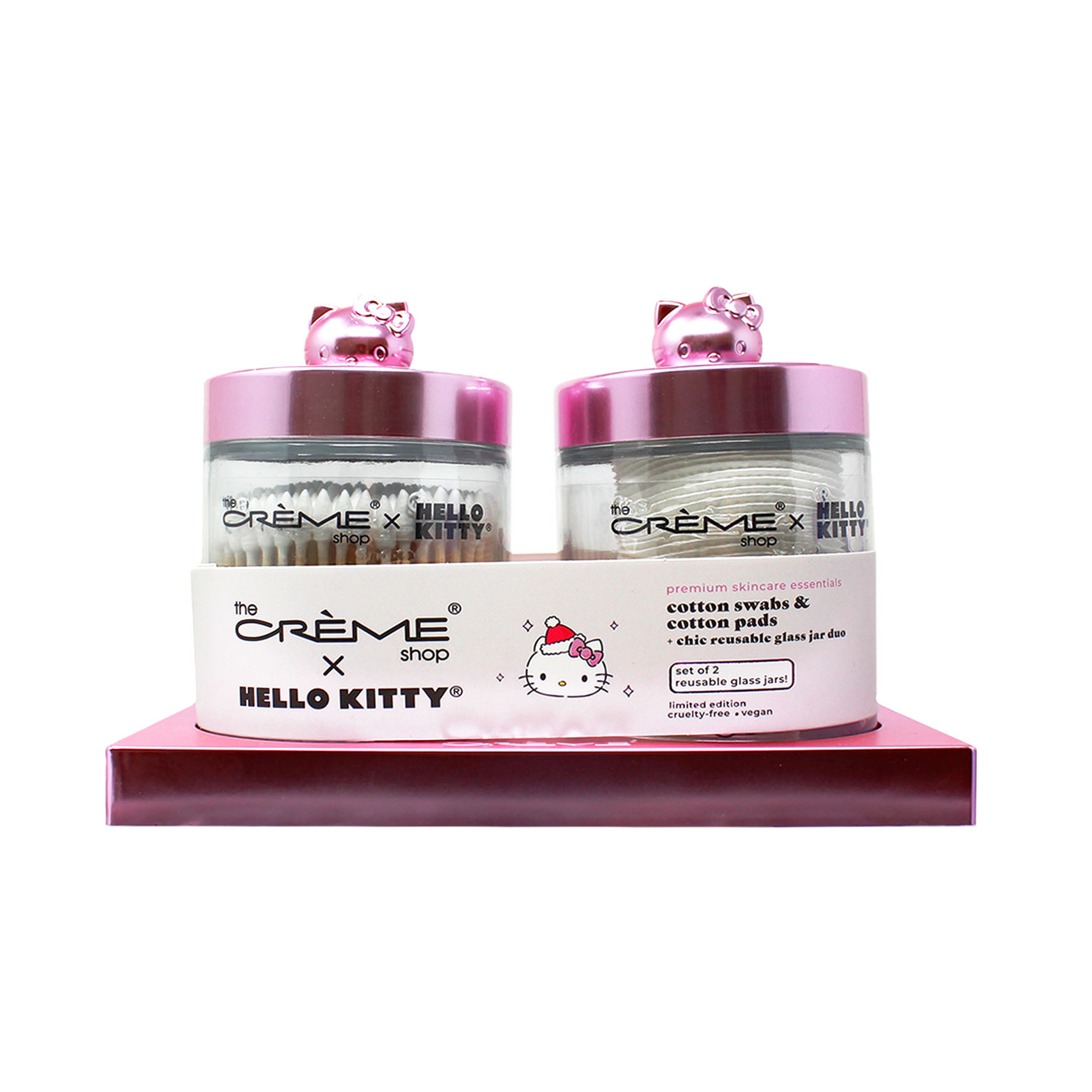 Hello Kitty x The Cr¨¨me Shop Premium Reusable Jar Set (Pink) Cheap Sale Now