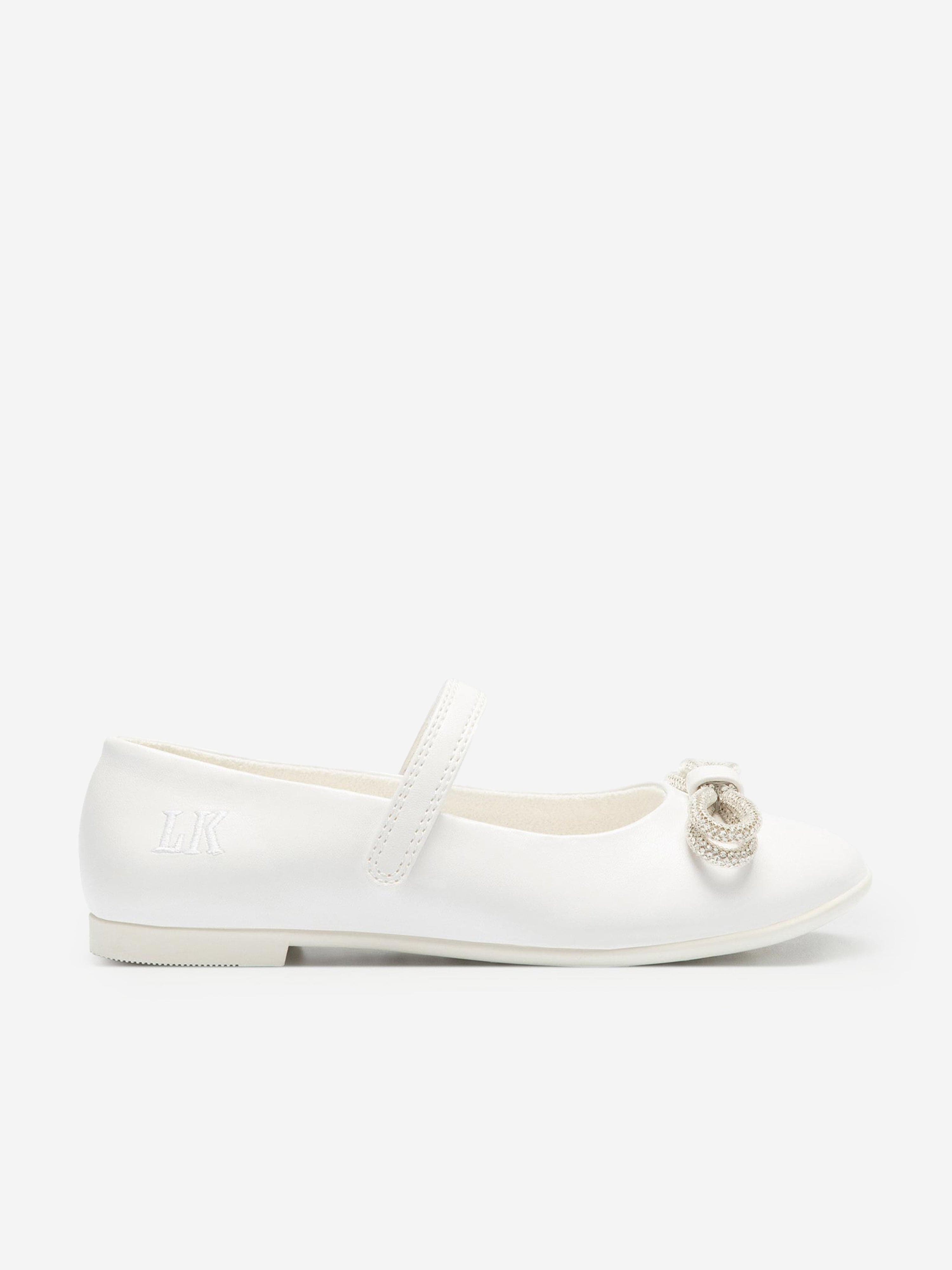 Lelli Kelly Girls Serena Ballerina Pumps in White For Cheap Cheap Online
