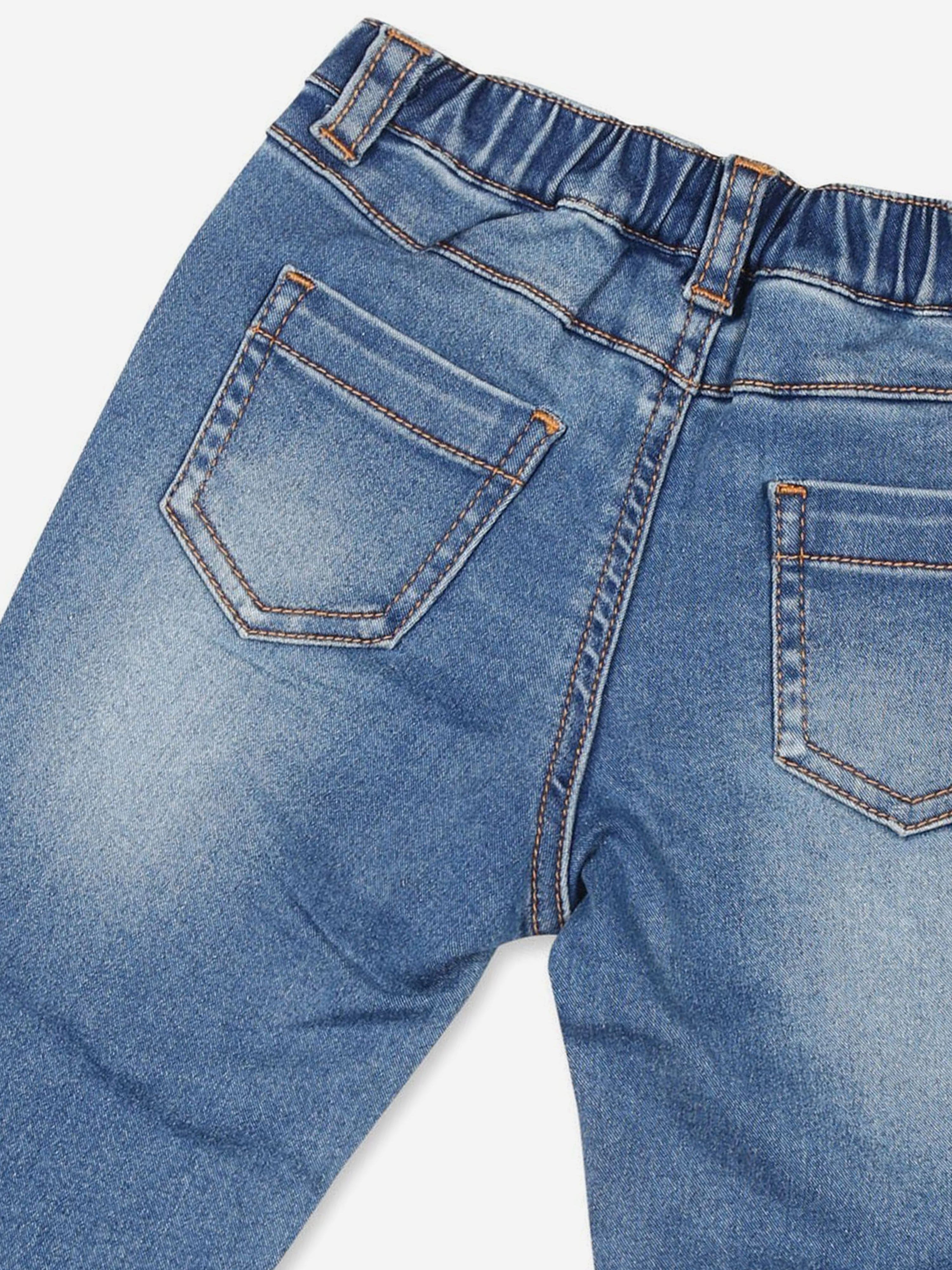 Moschino Baby Teddy Bear Jeans in Blue Clearance Marketable