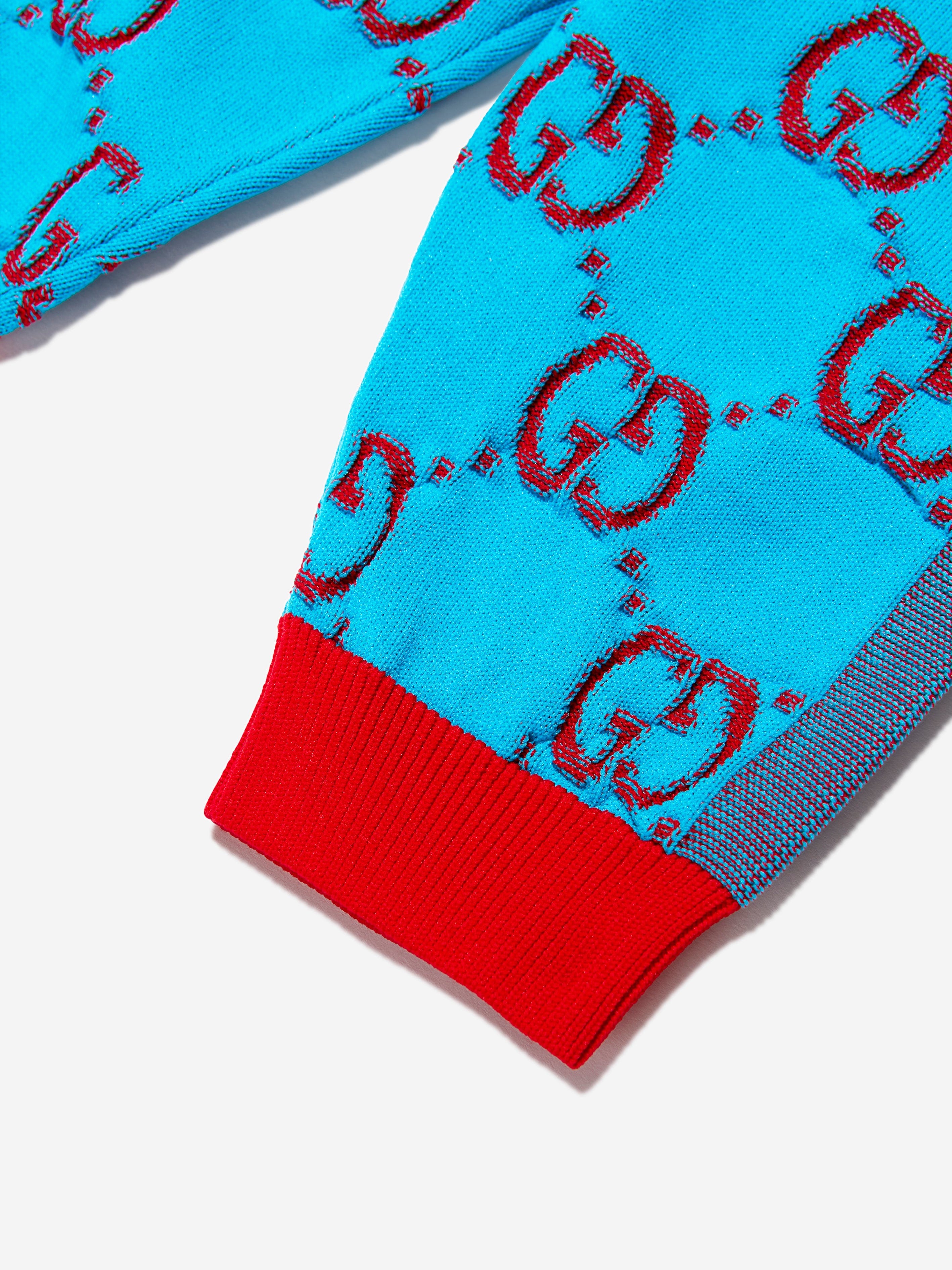 Gucci Baby Girls GG Logo Leggings in Blue Free Shipping 2025