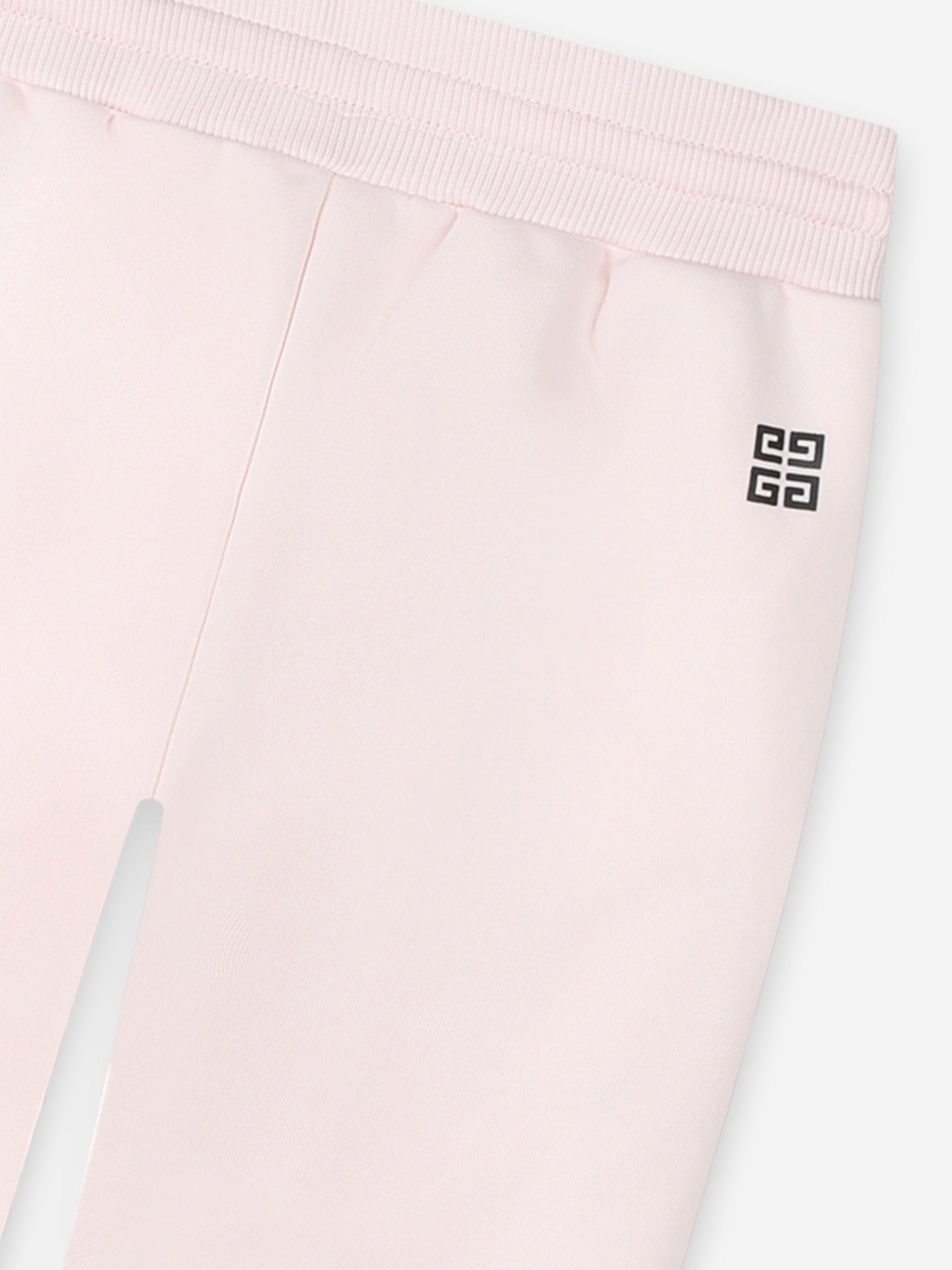 Givenchy Girls Logo Print Joggers in Pink Wiki Sale Online