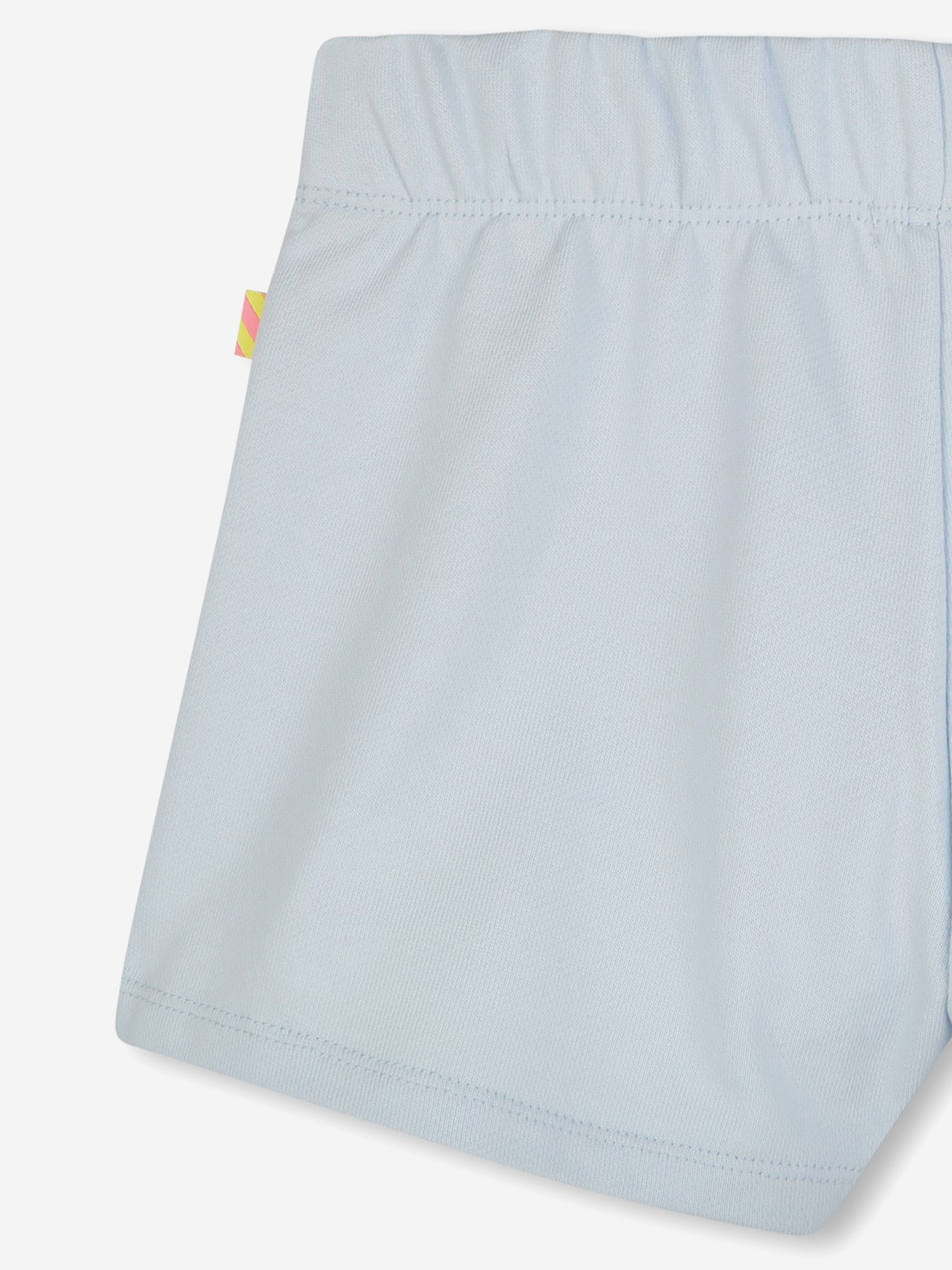 Girls Glitter Heart Shorts in Blue New Arrival Cheap Pice