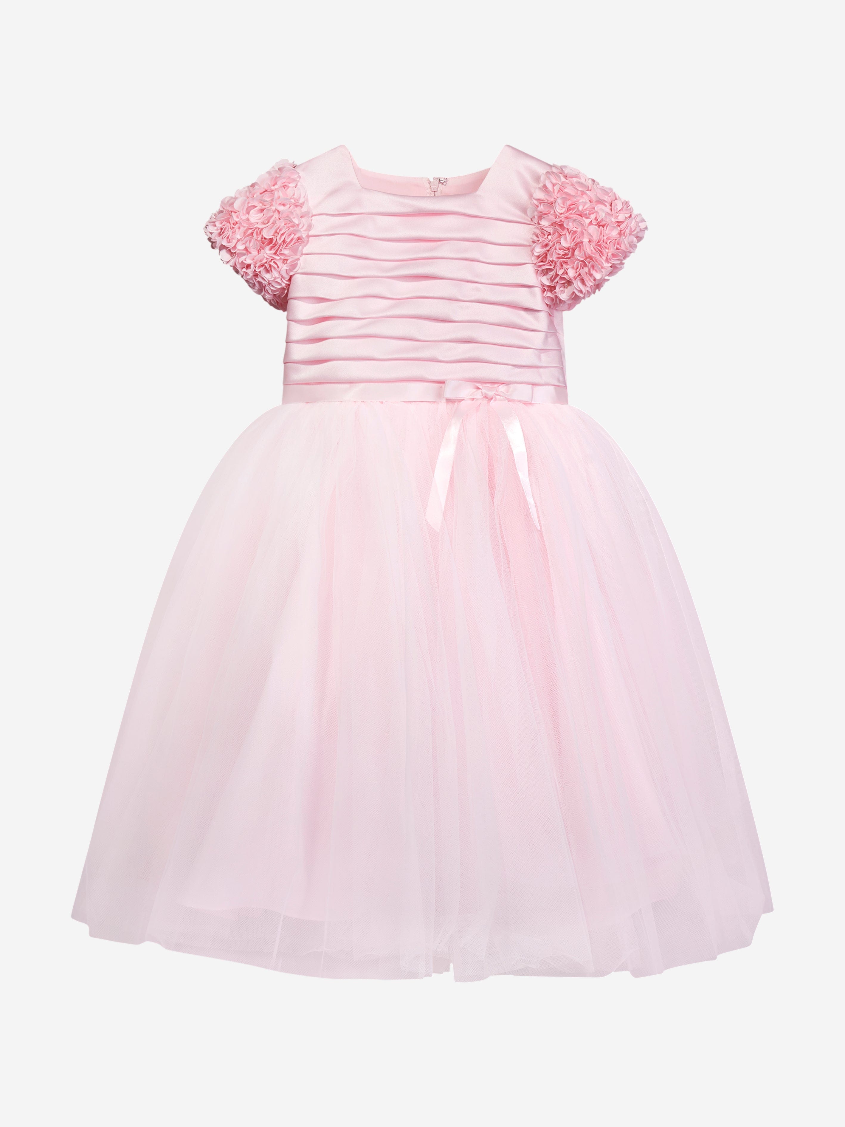 Sarah Louise Girls Ceremonial Ballerina Length Dress in Pink For Cheap Sale Online