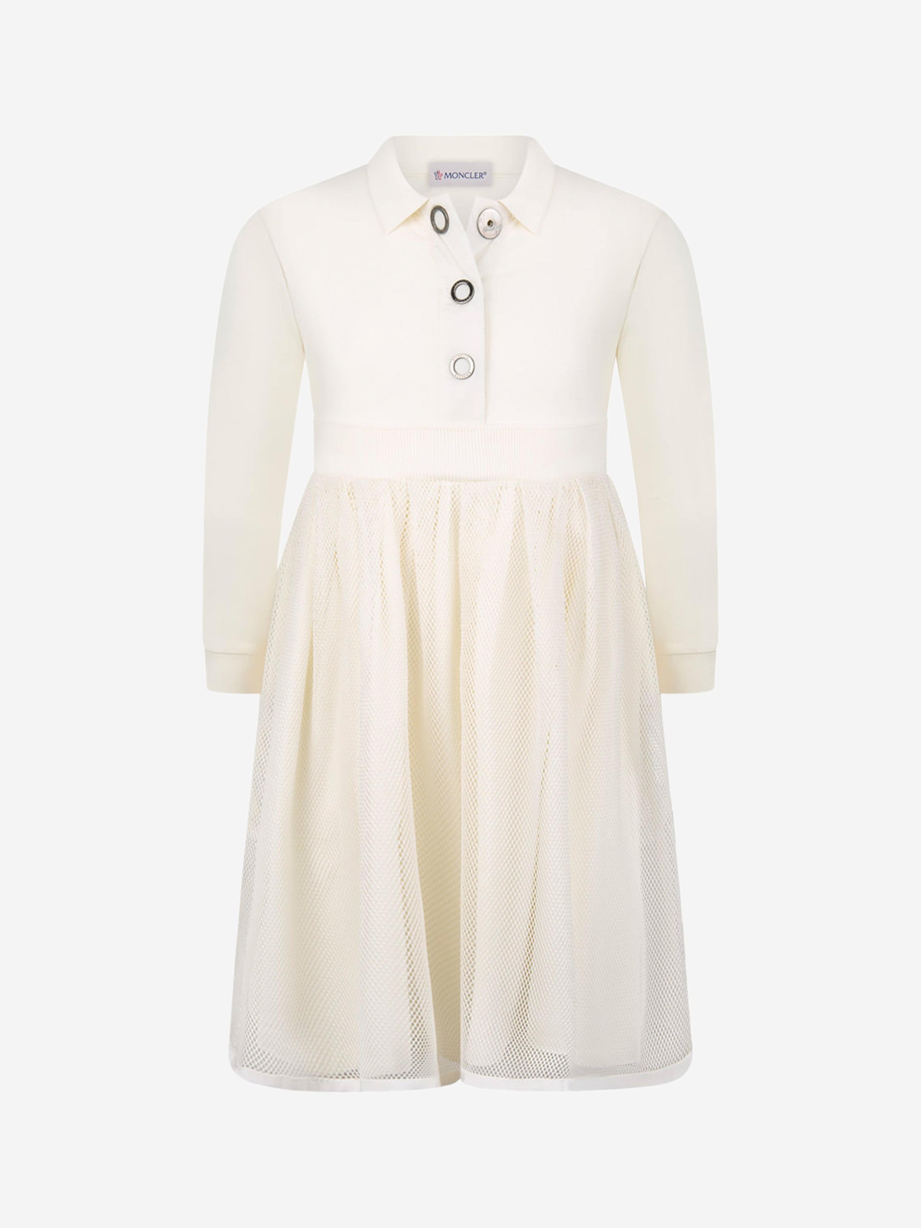 Moncler Girls Cotton Jersey Dress Free Shipping Largest Supplier