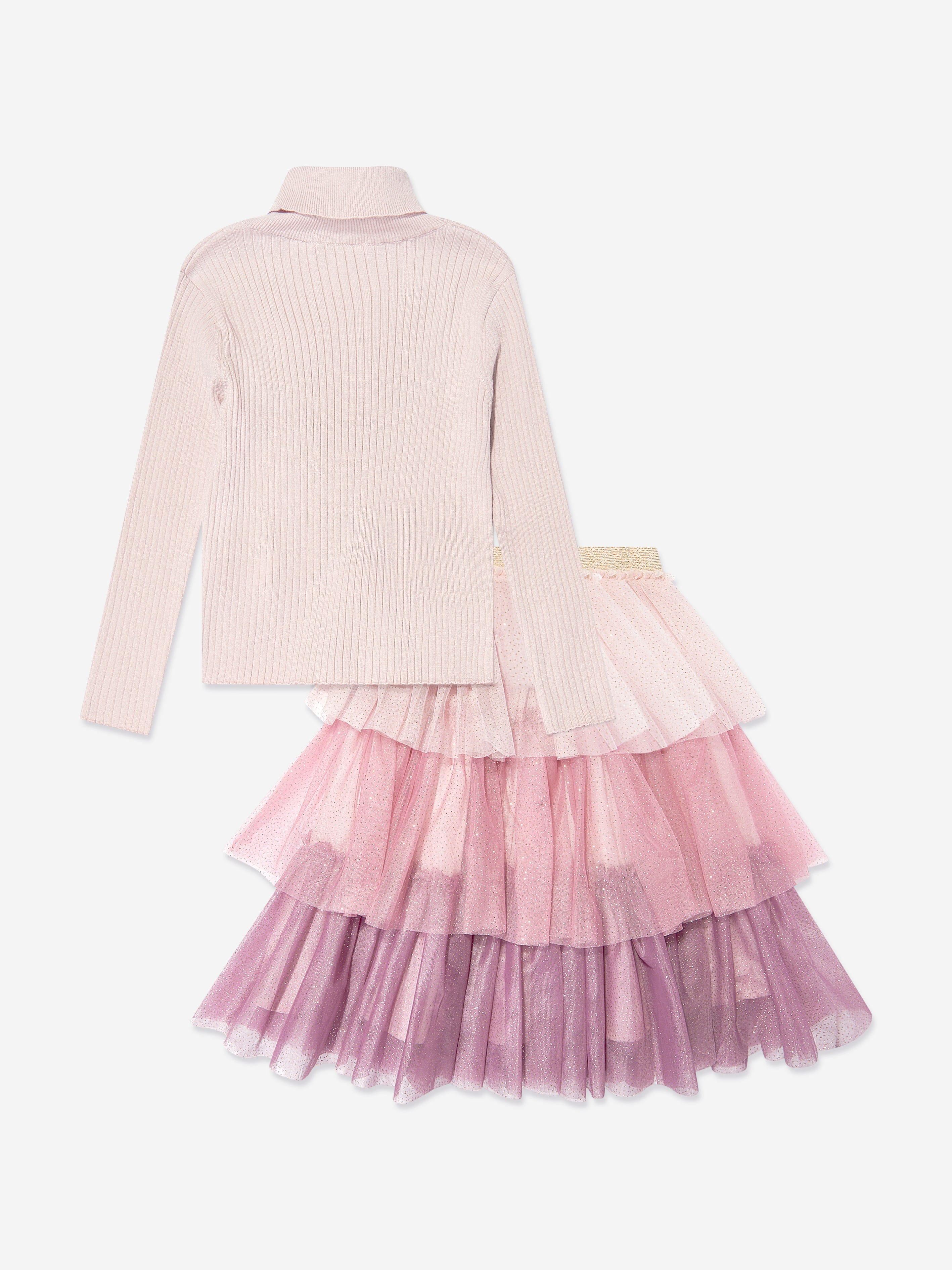Patachou Girls Tulle Skirt Set in Multicolour Outlet Store For Sale