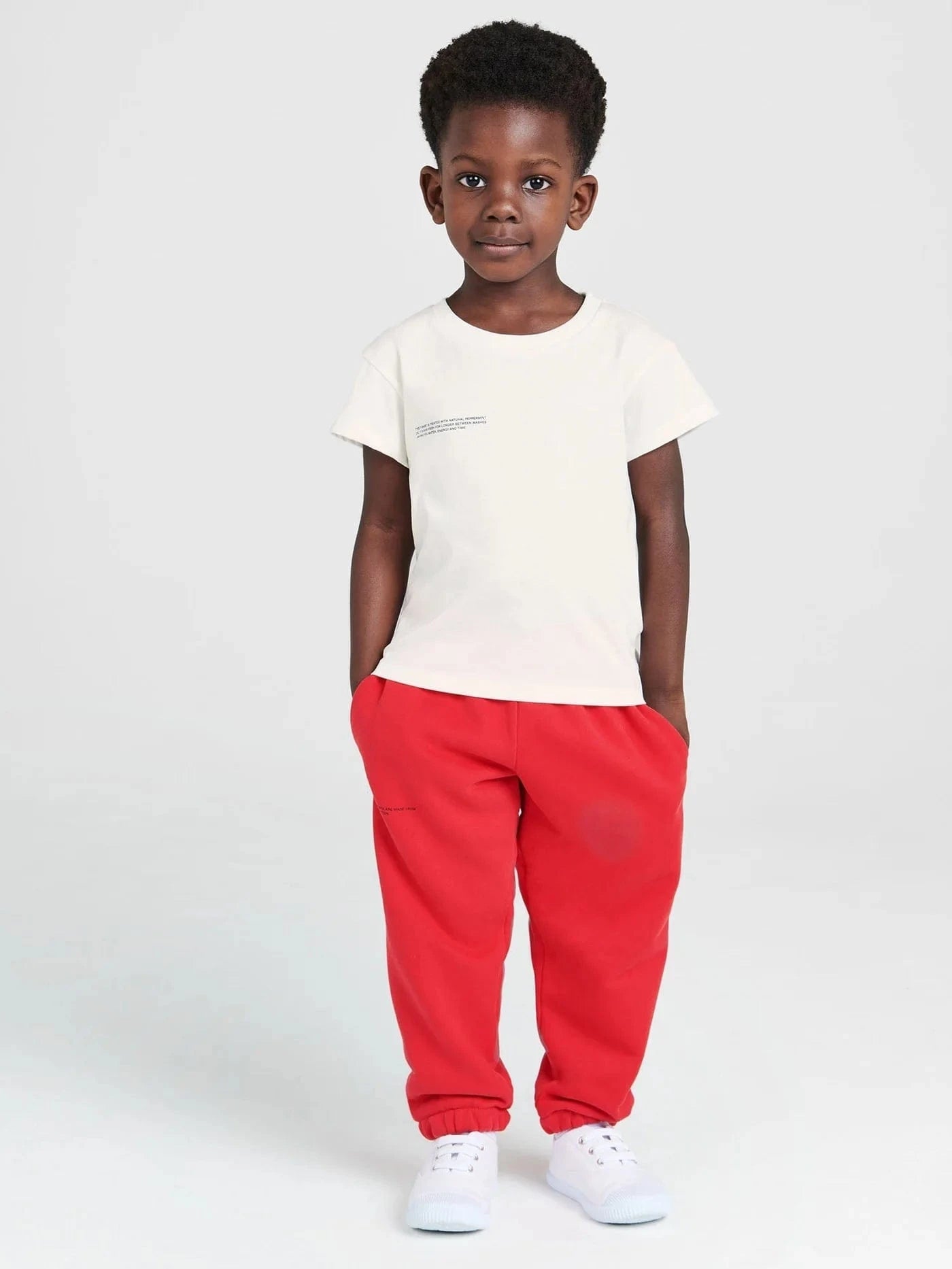 PANGAIA Kids 365 Midweight T-Shirt in Ivory Cheap Sale Eastbay