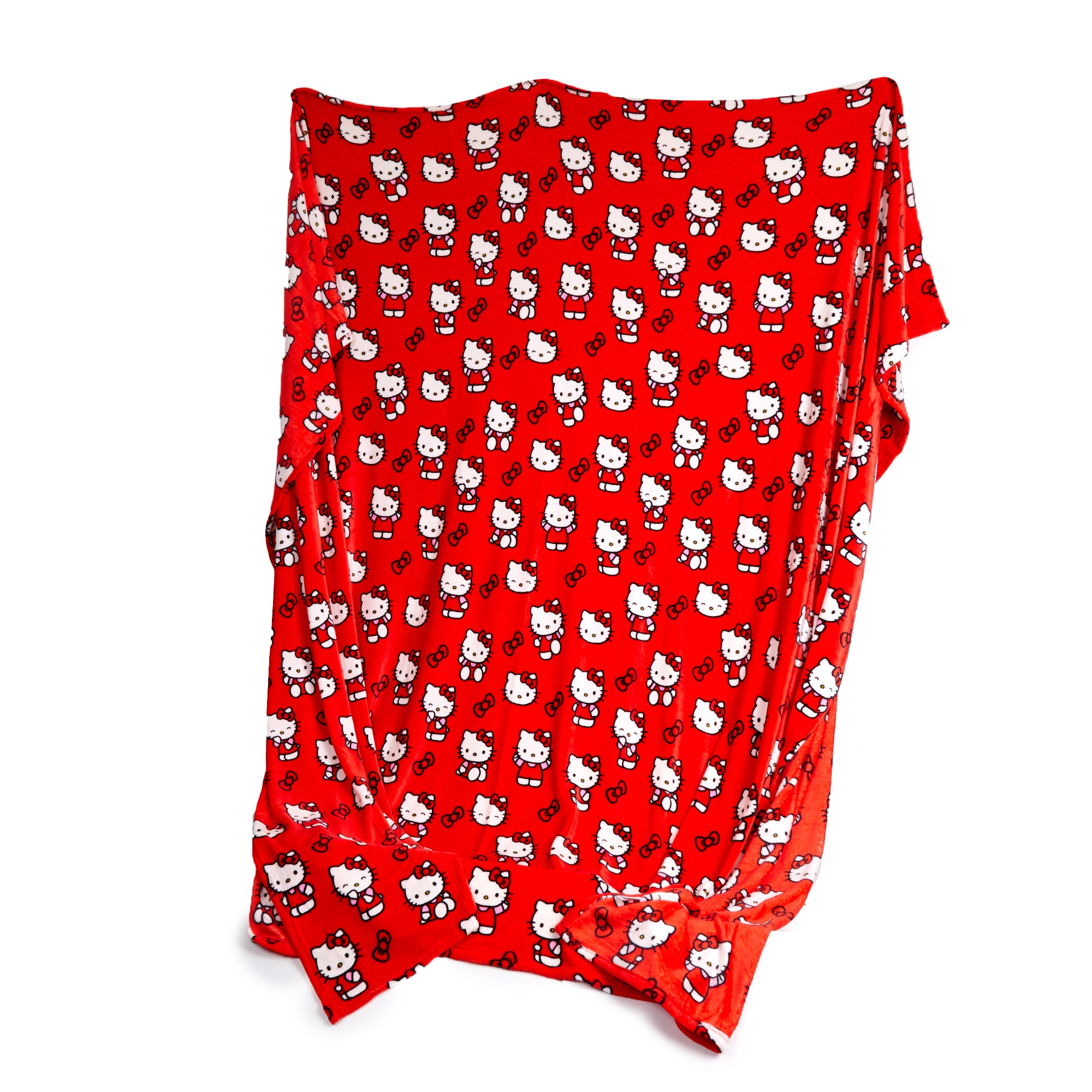 Hello Kitty Always Red Cozy Throw Blanket Sale New Styles