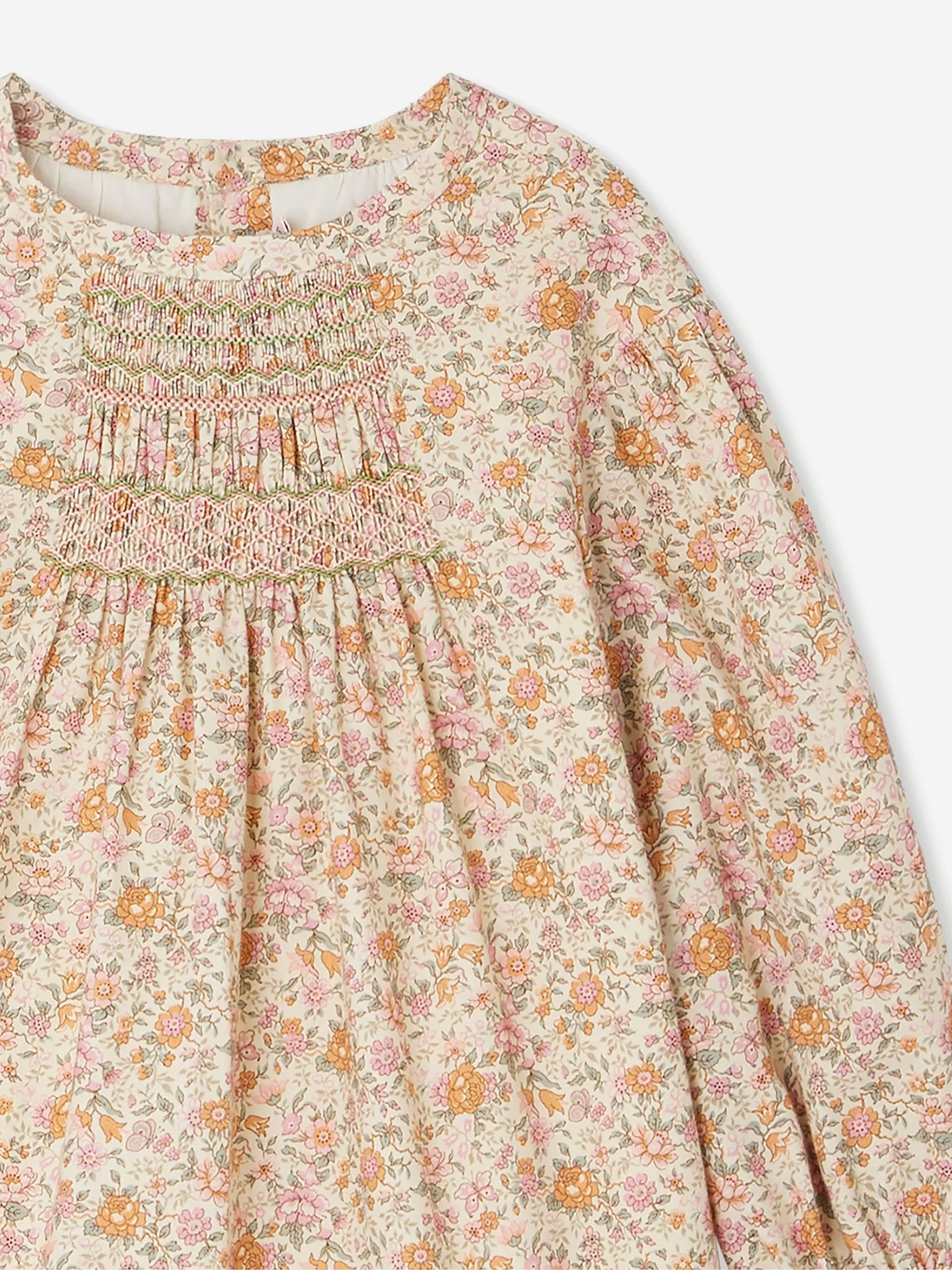 Bonpoint Girls Floral Divine Dress in Pink Newest Cheap Pice