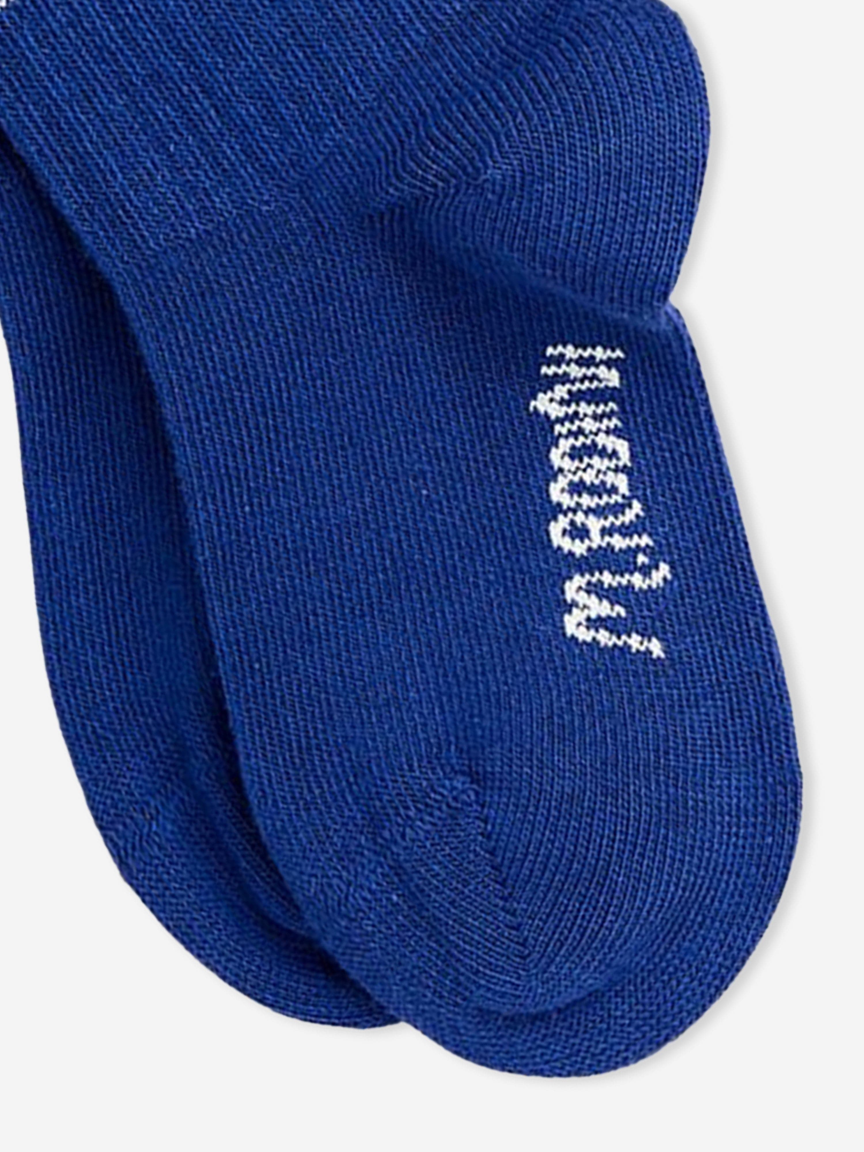 Mini Rodini Kids Society Socks in Blue Quality Original