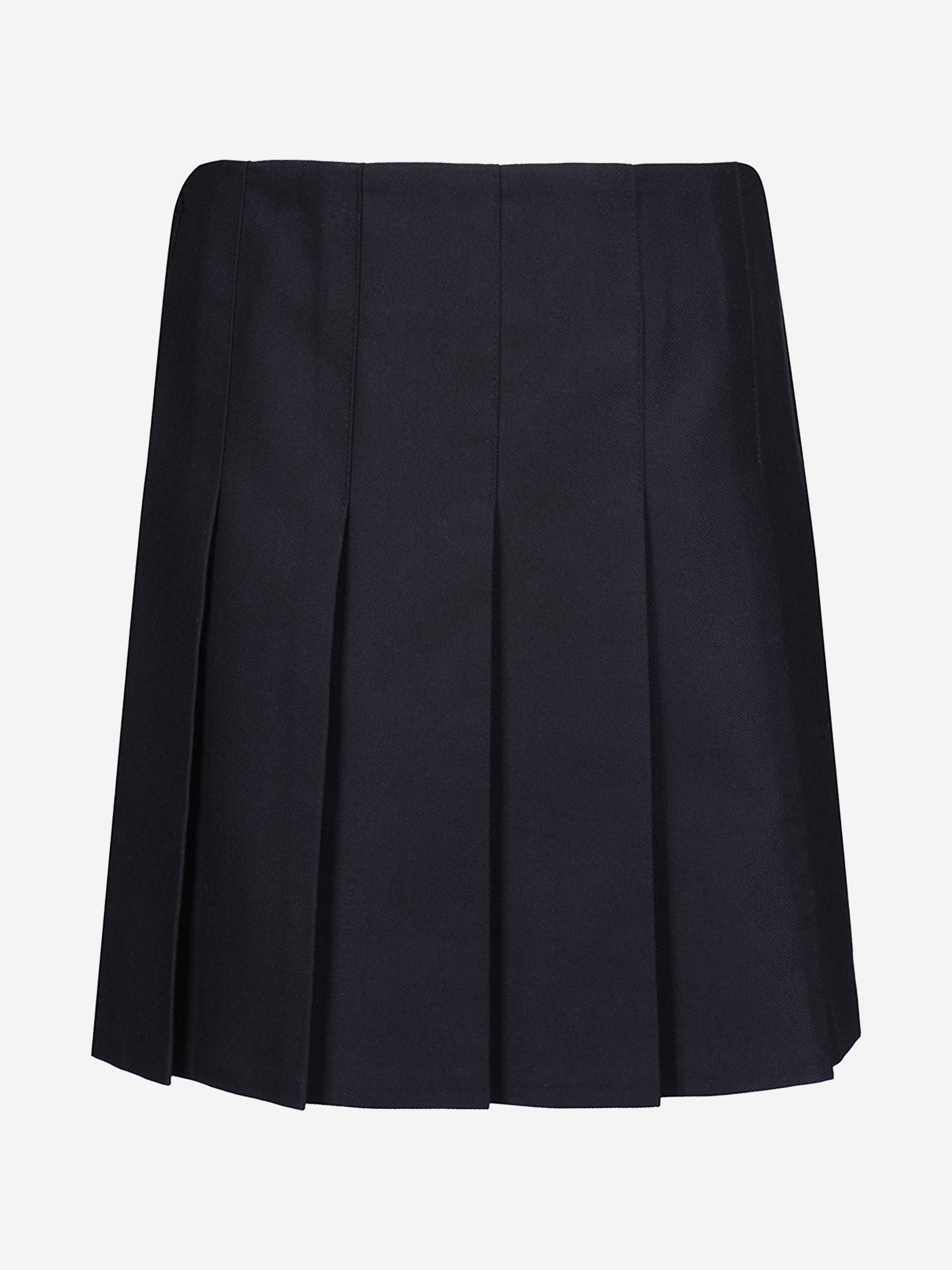 Zeco Girls School Junior Stitch Down Pleat Skirt in Navy Buy Cheap Popular