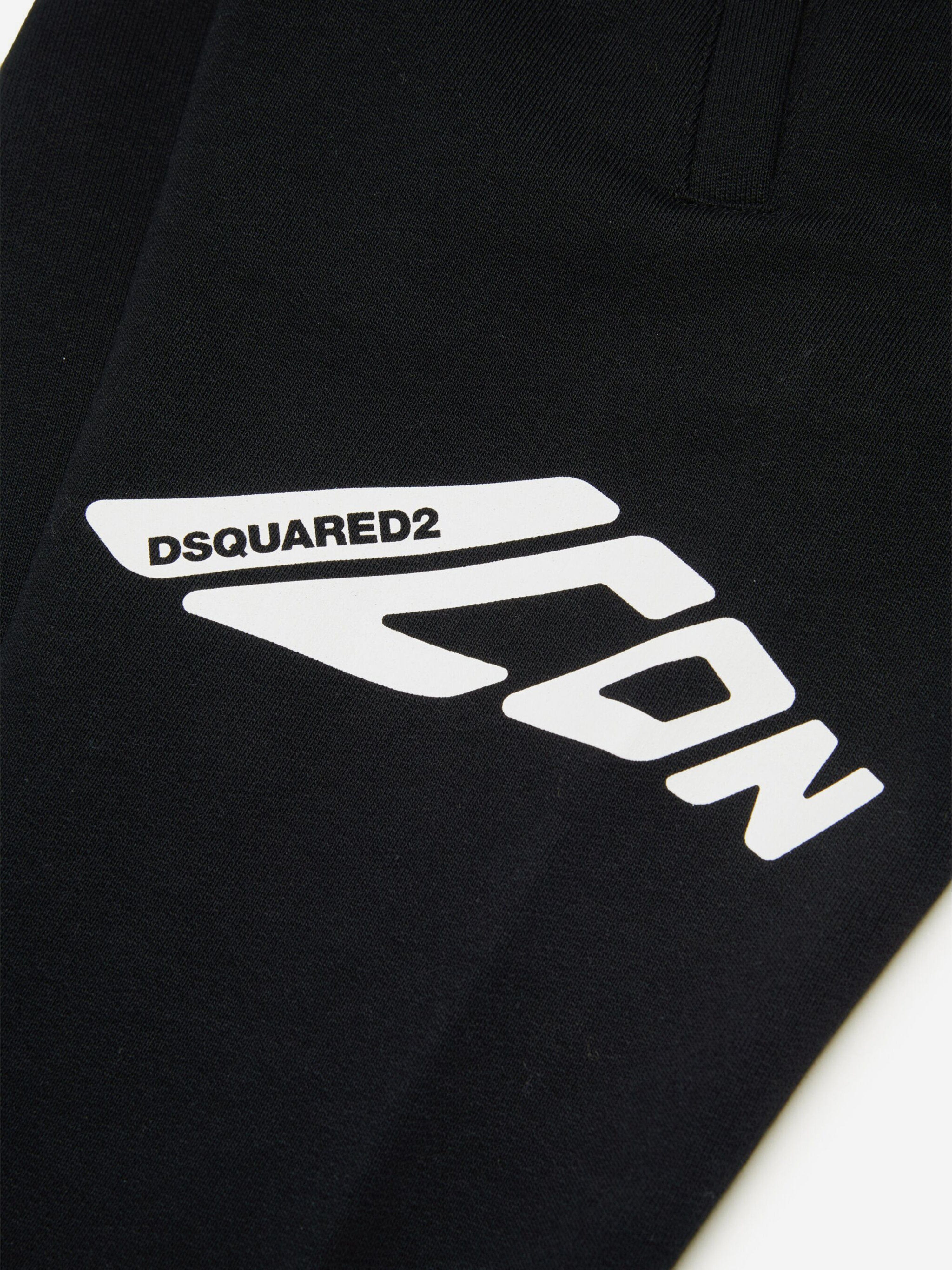 Dsquared2 Kids Icon Logo Joggers in Black Top Quality Sale Online