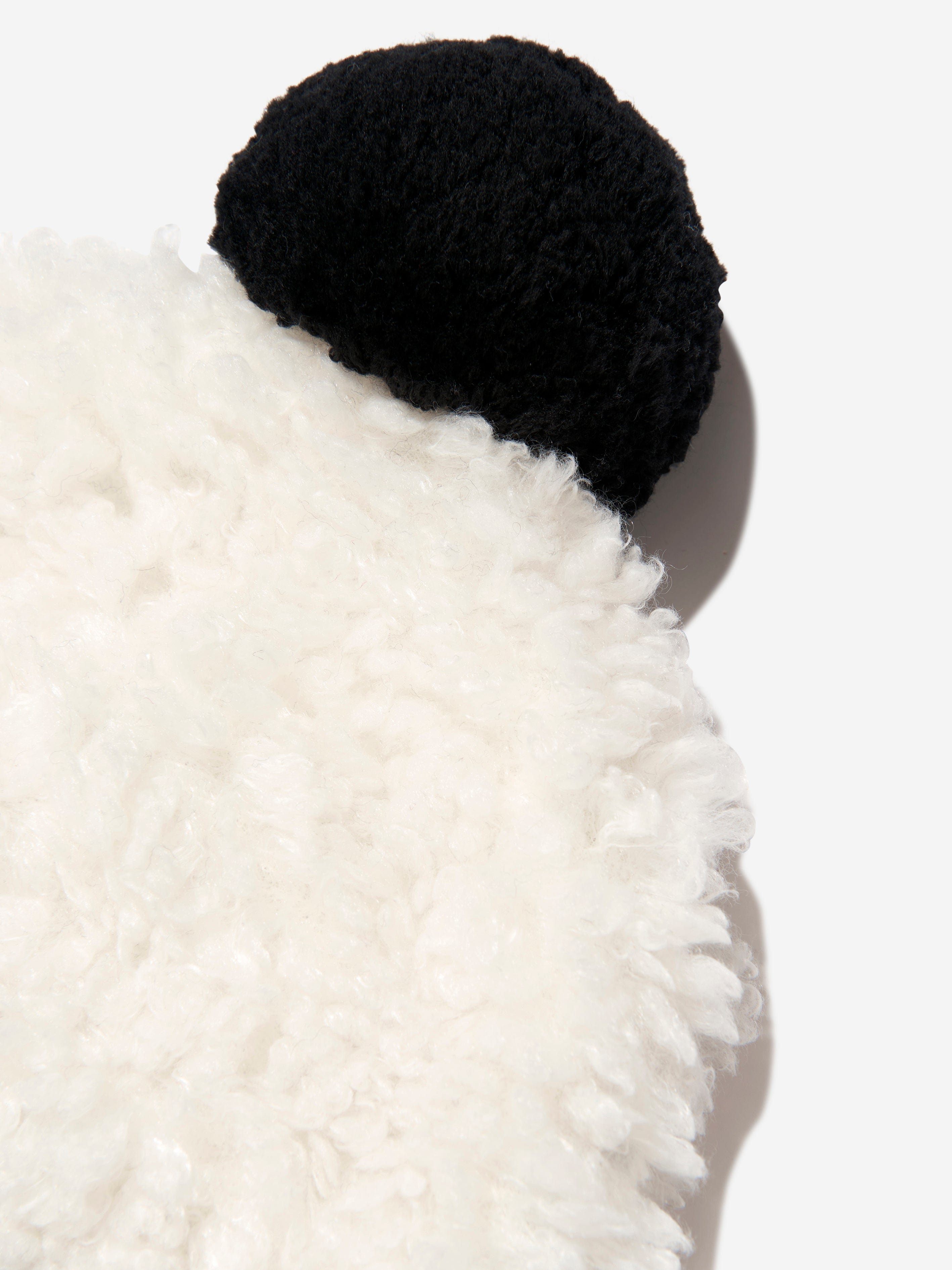 Moncler Enfant Girls Faux Fur Logo Bobble Hat Buy Cheap Inexpensive