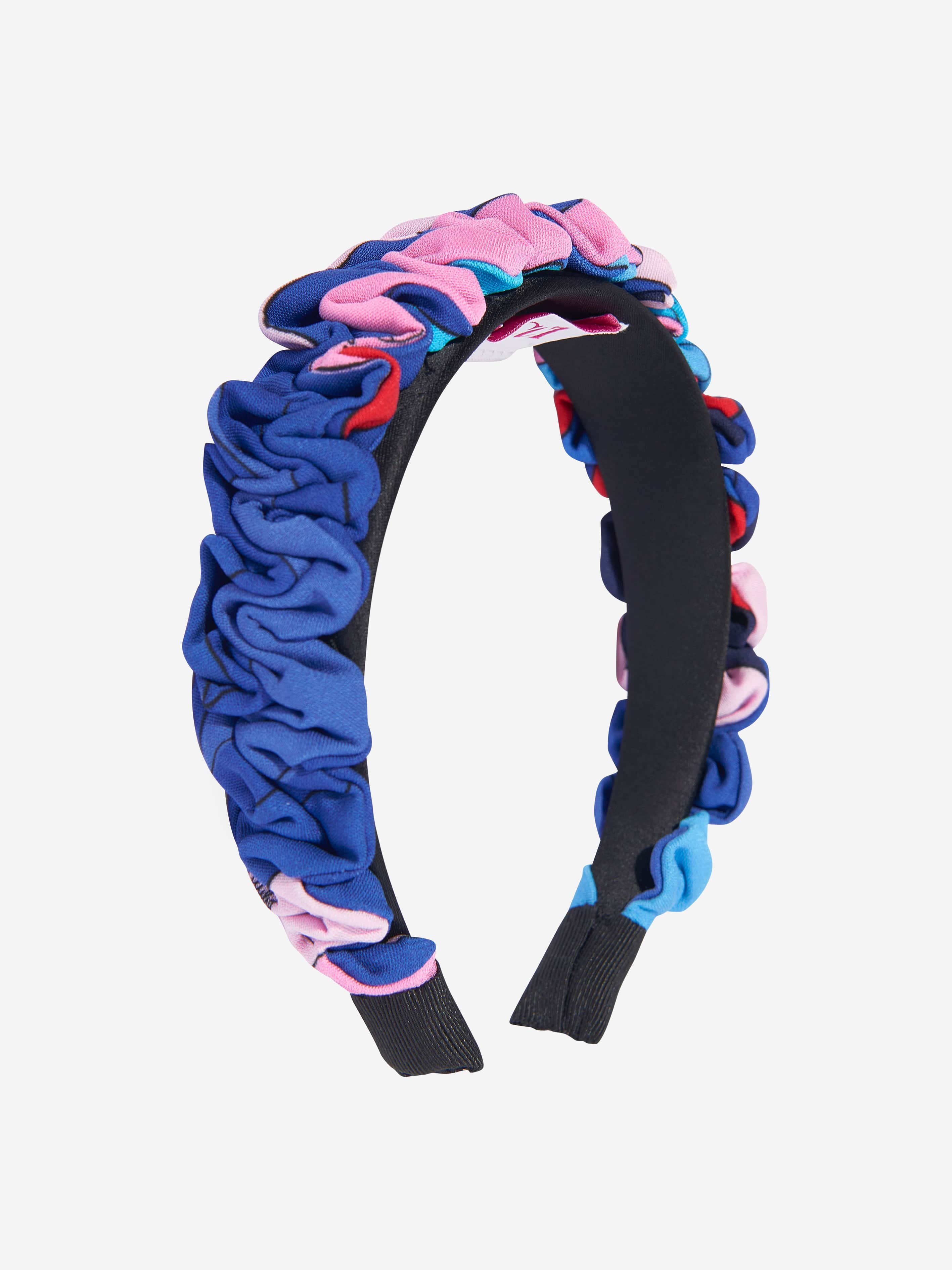 Girls Ruched Iride Print Headband in Multicolour Free Shipping 2025