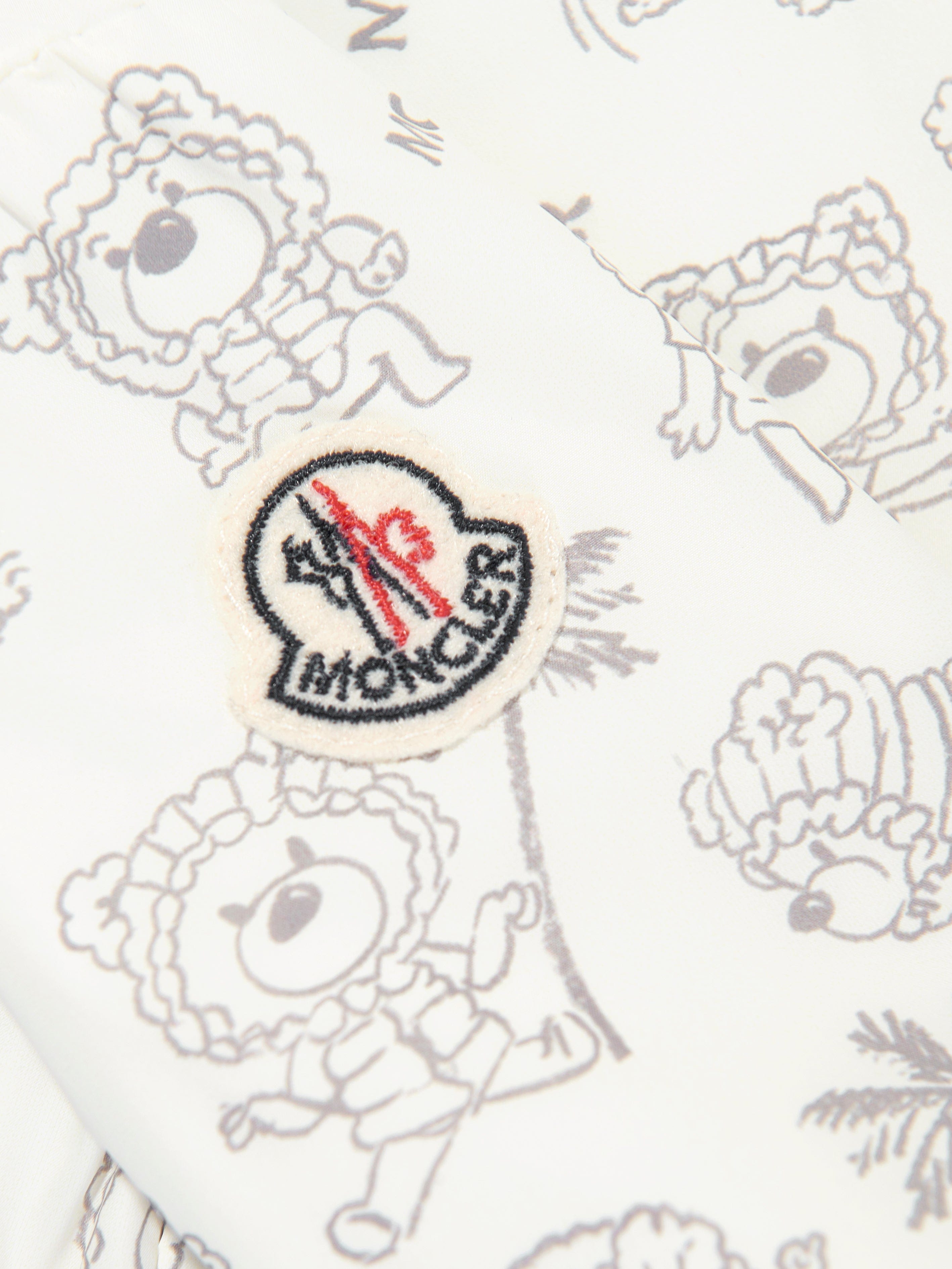 Moncler Enfant Baby Fynn Jacket in White Cheap Sale Online