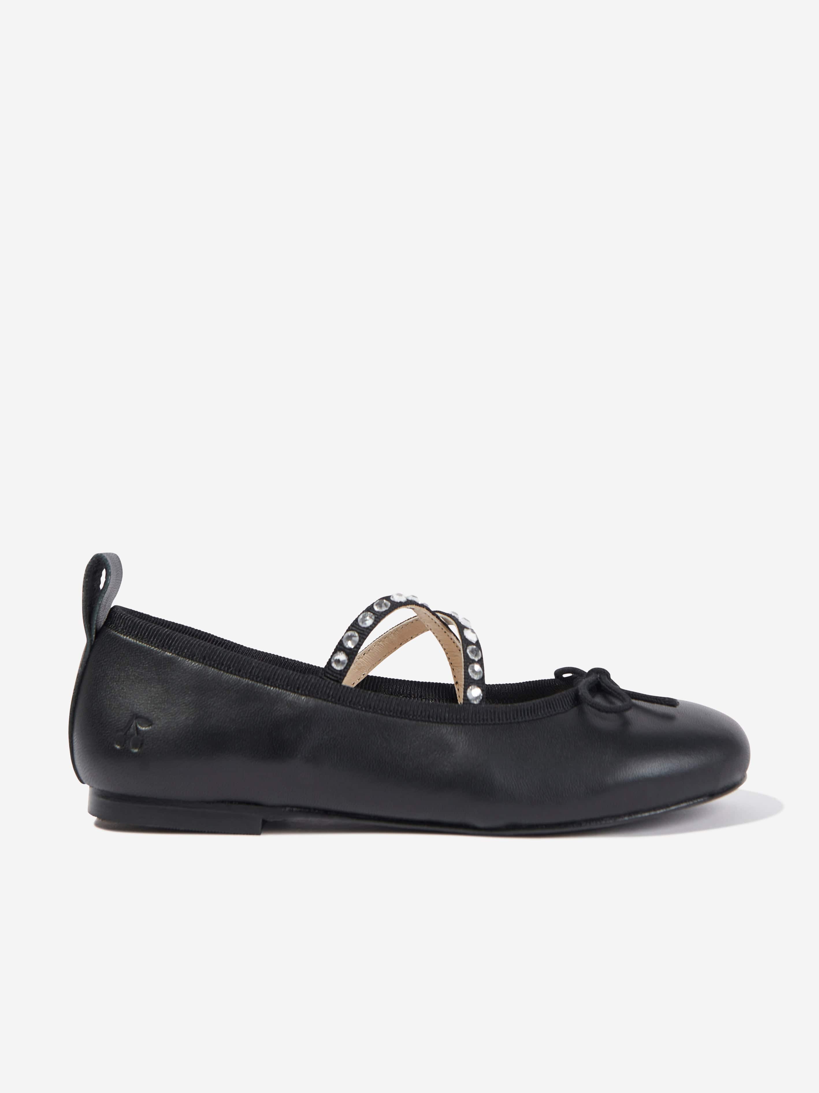 Bonpoint Girls Gae Ballerinas in Black Buy Cheap Find Great