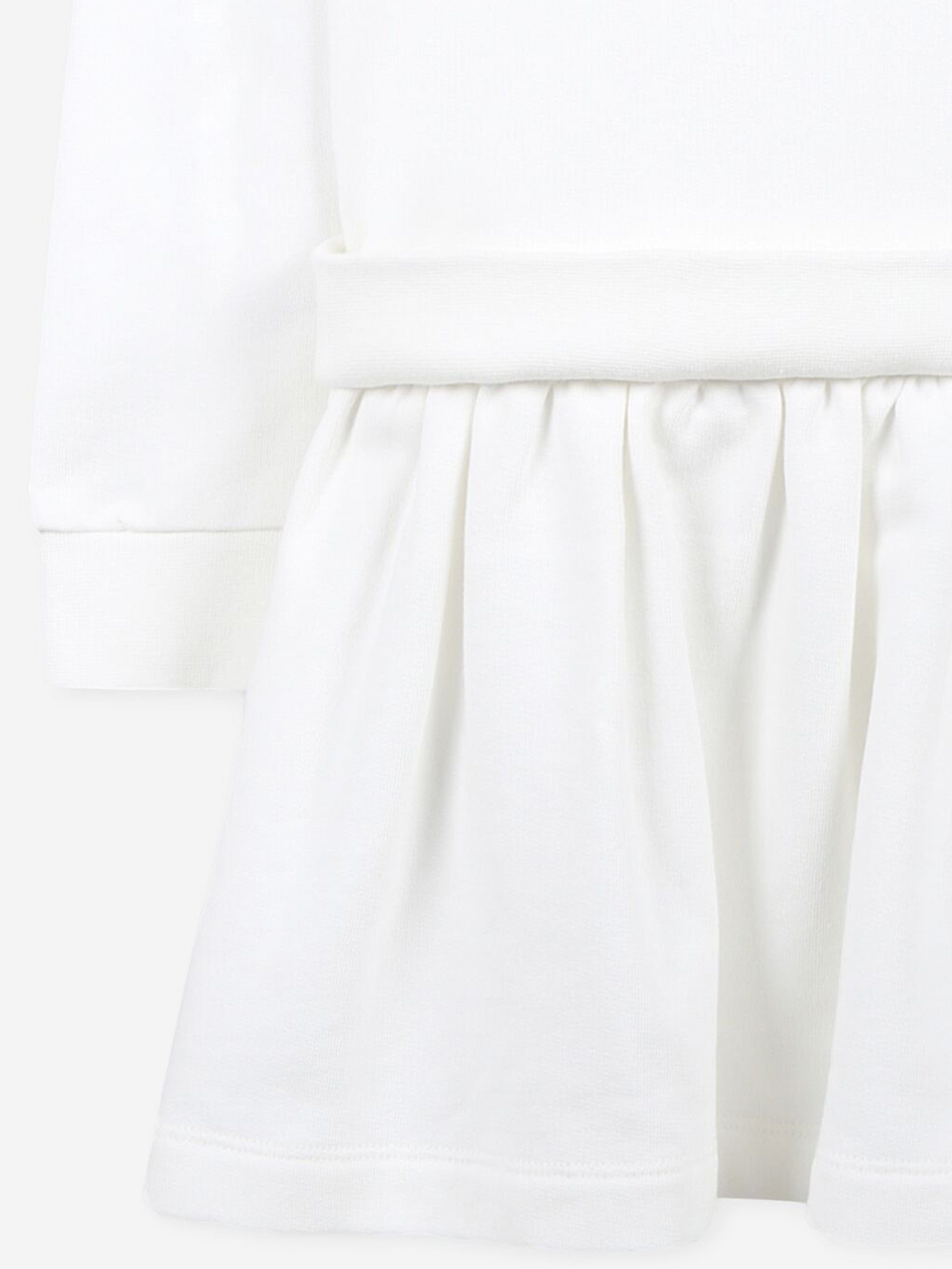 Girls Hooded Sweater Dress in White Free Shipping Looking For