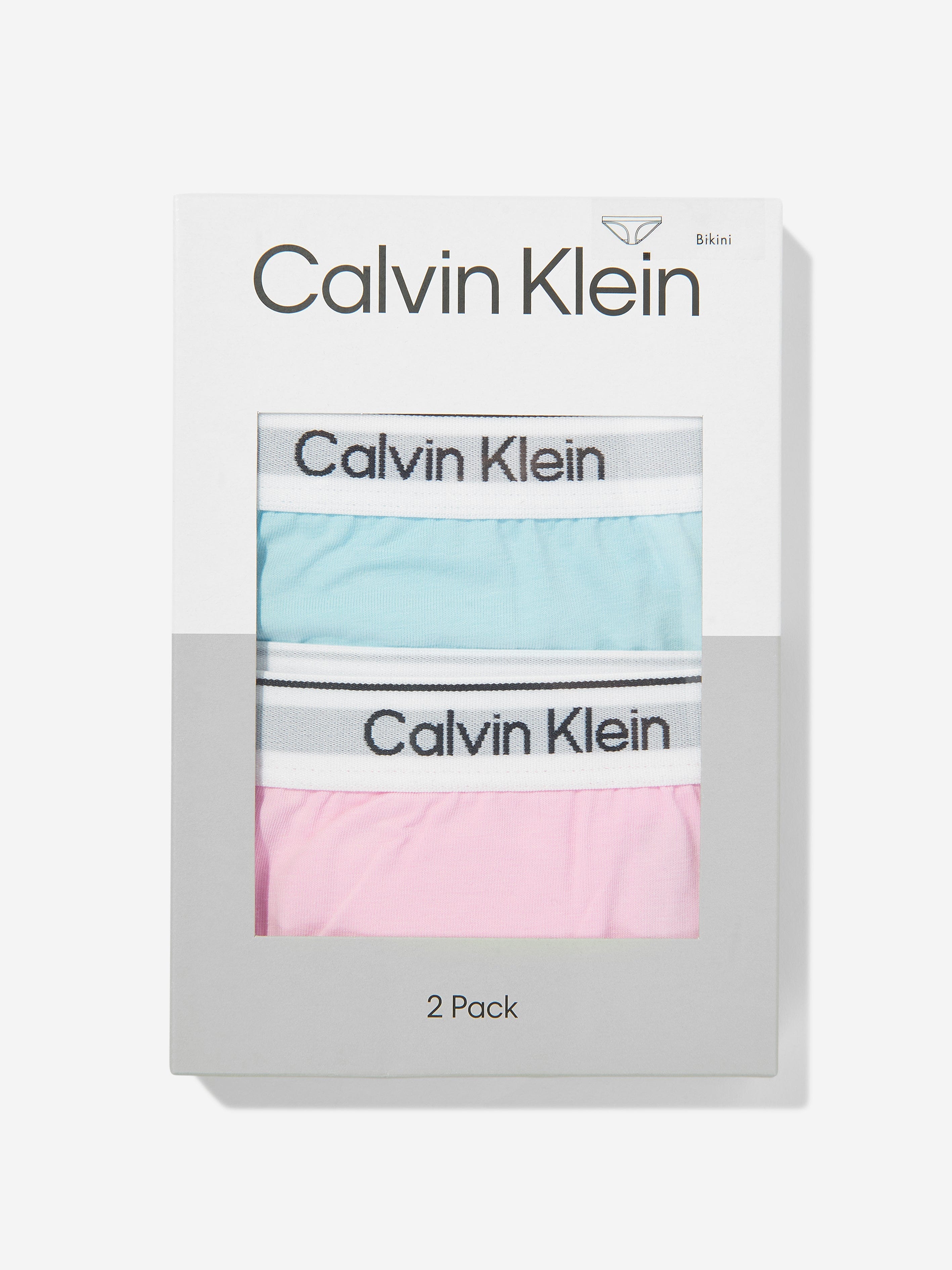 Calvin Klein Girls 2 Pack Bikini Knickers Set in Multicolour Buy Cheap Wide Range Of