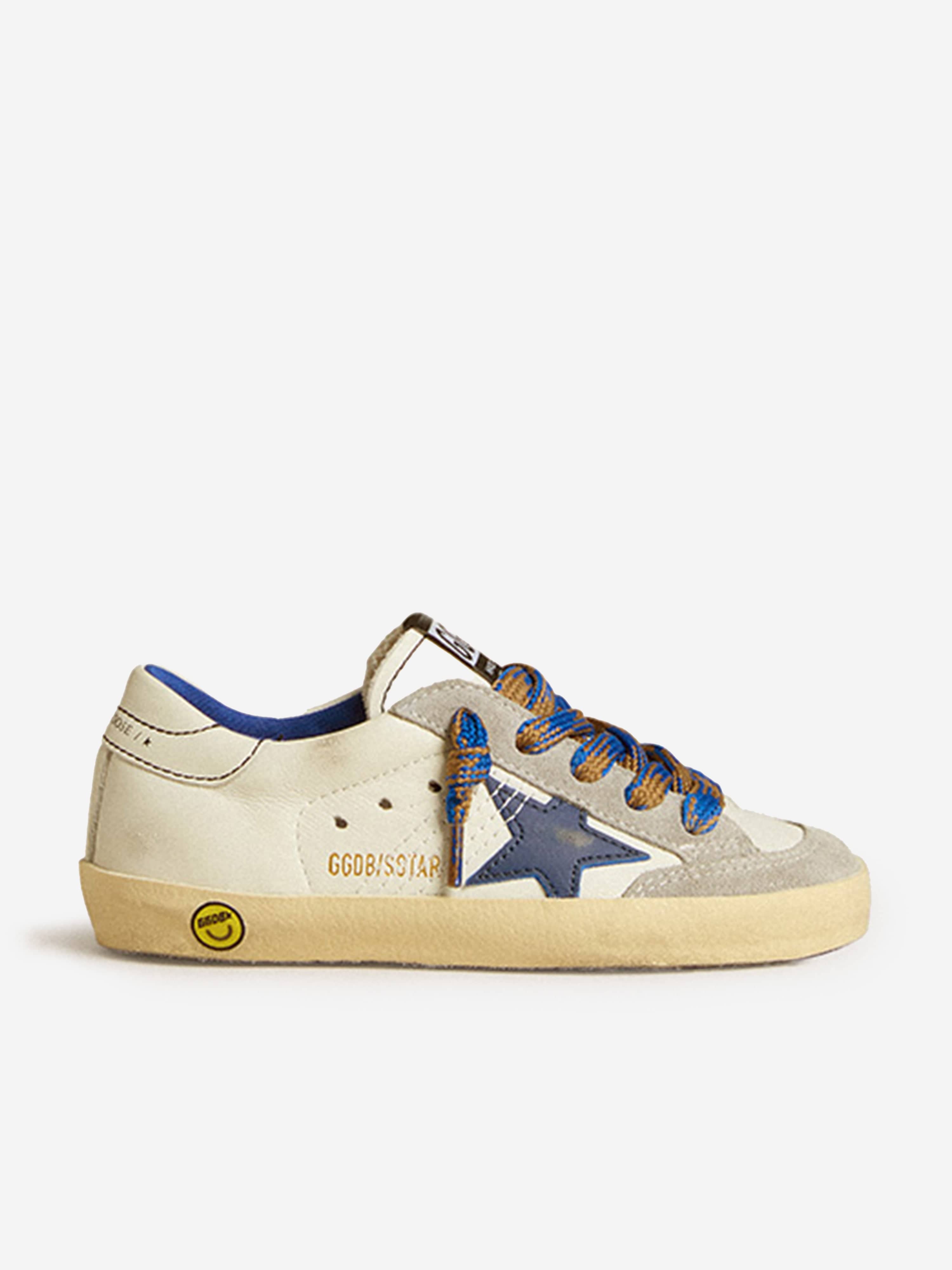 Kids Leather Super-Star Penstar Classic Trainers in White Store Cheap Online