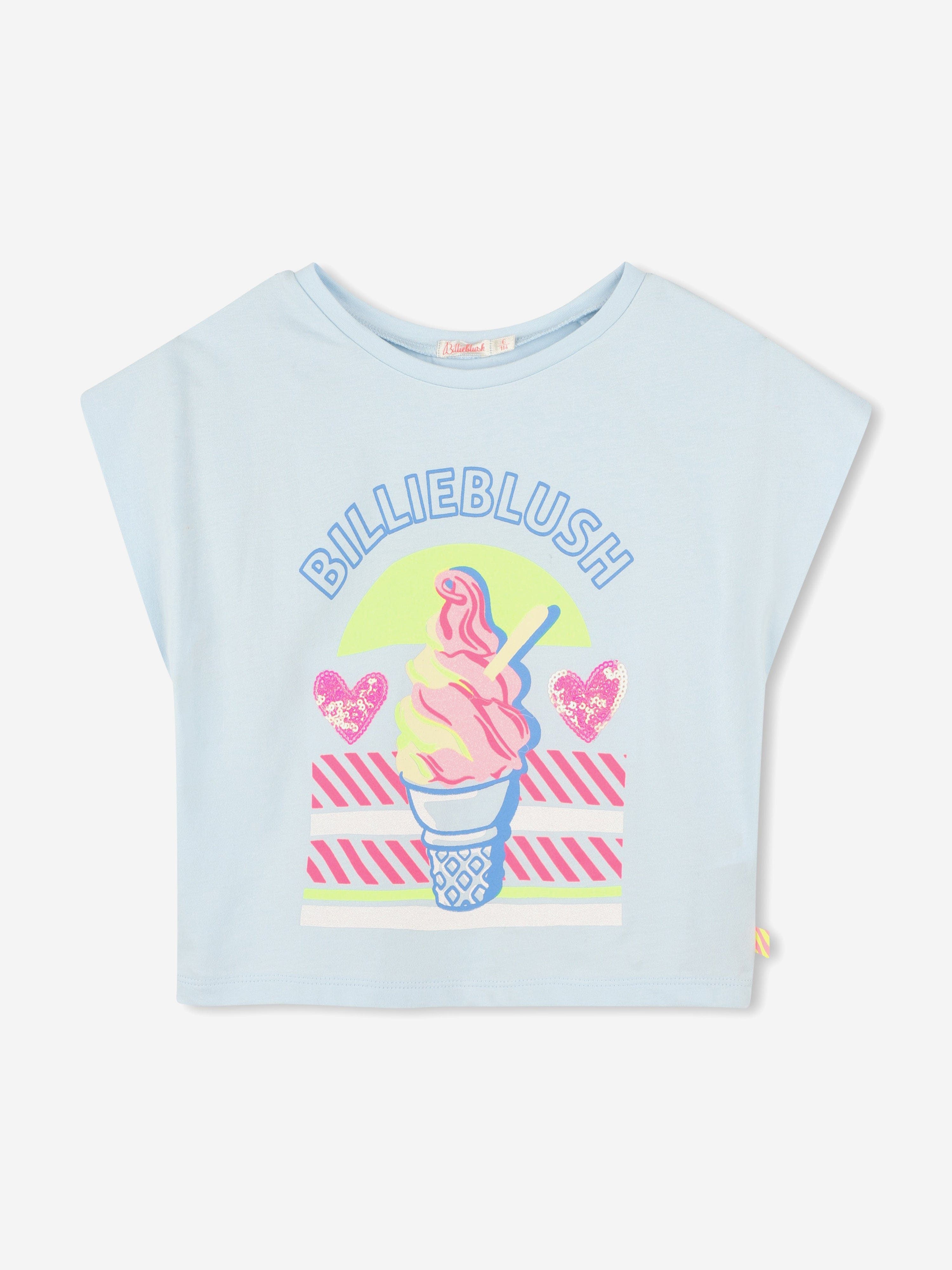 Girls Ice Cream T-Shirt in Blue Buy Cheap Explore