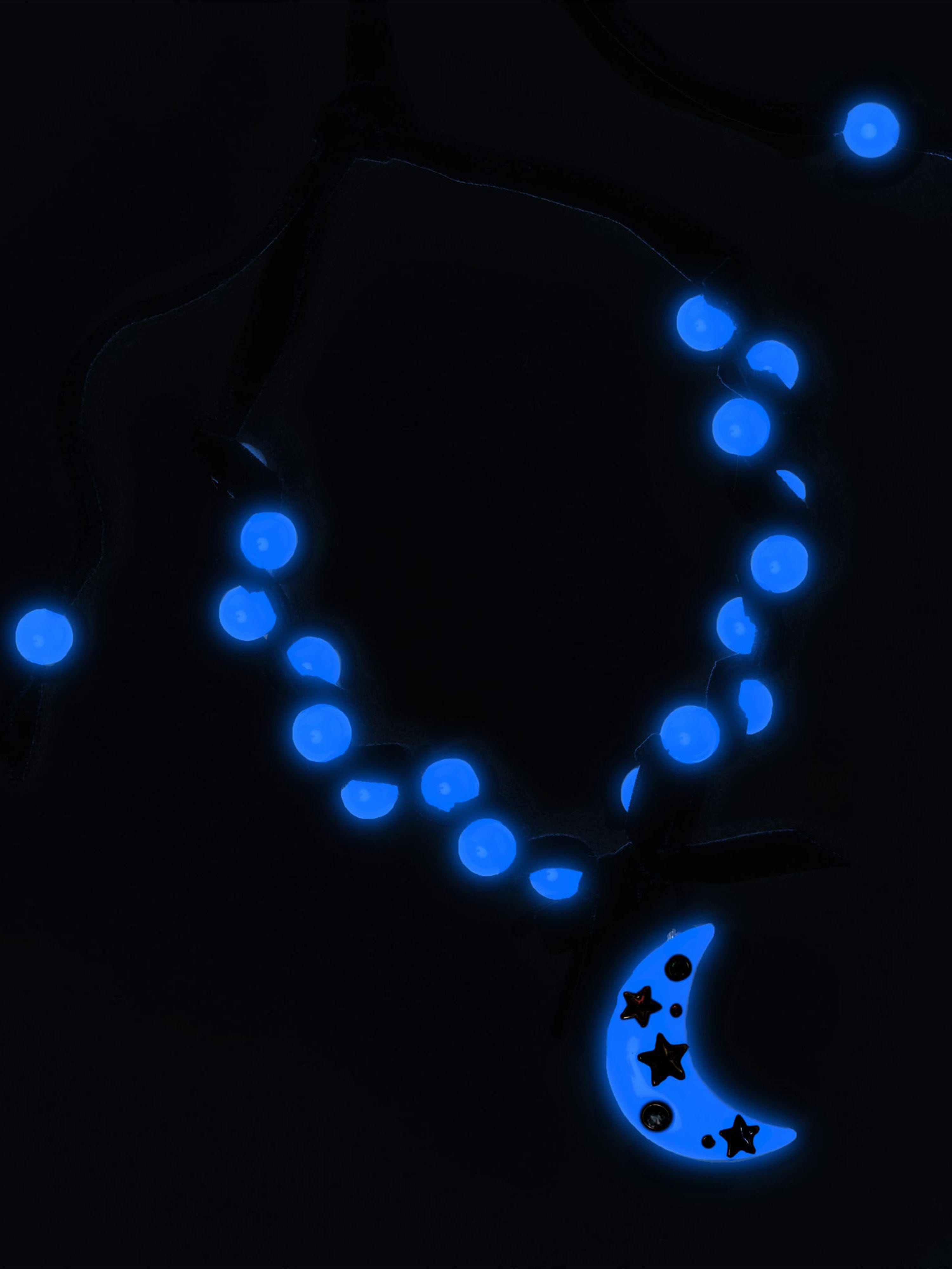 Super Smalls Girls Glow in the Dark Necklace in Blue With Paypal Online