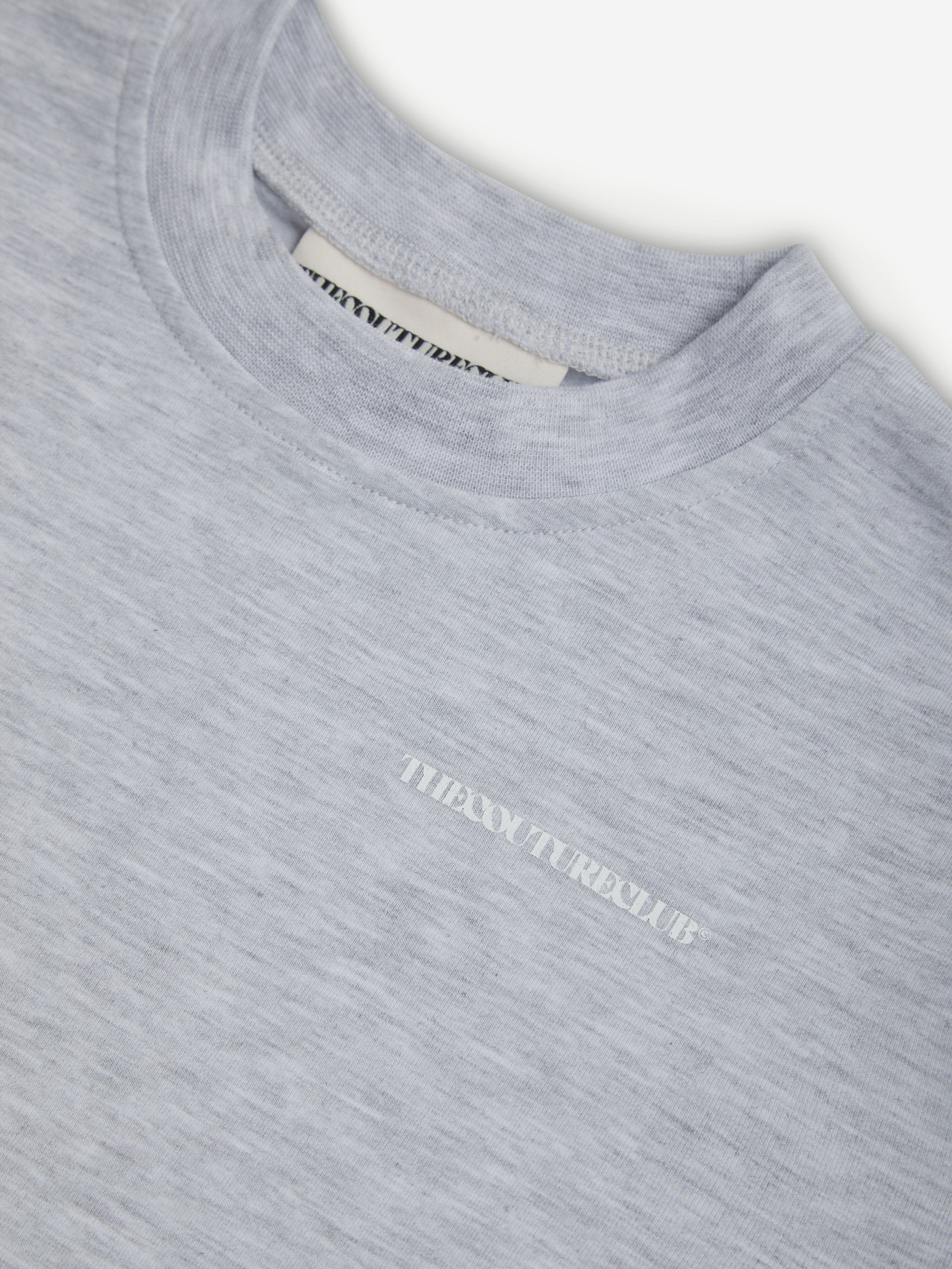 The Couture Club Kids Heavyweight Copyright T-Shirt in Grey Outlet Cheap