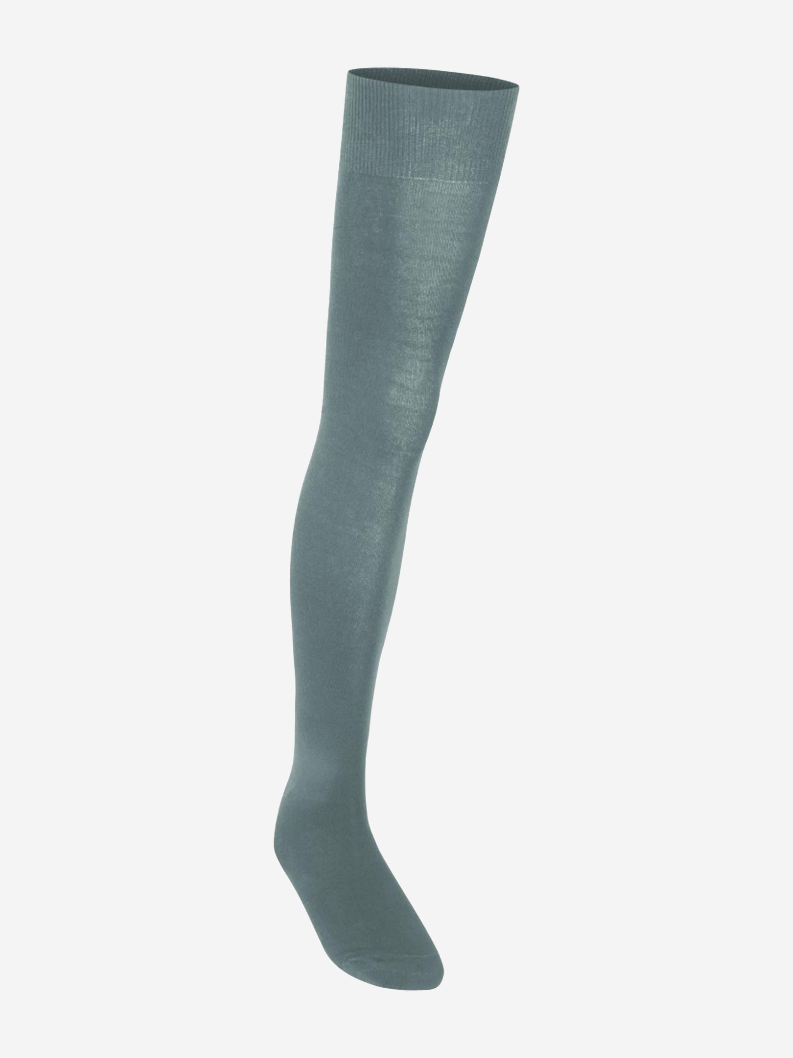 Zeco Girls School Overknee Socks in Grey Free Shipping Outlet Store