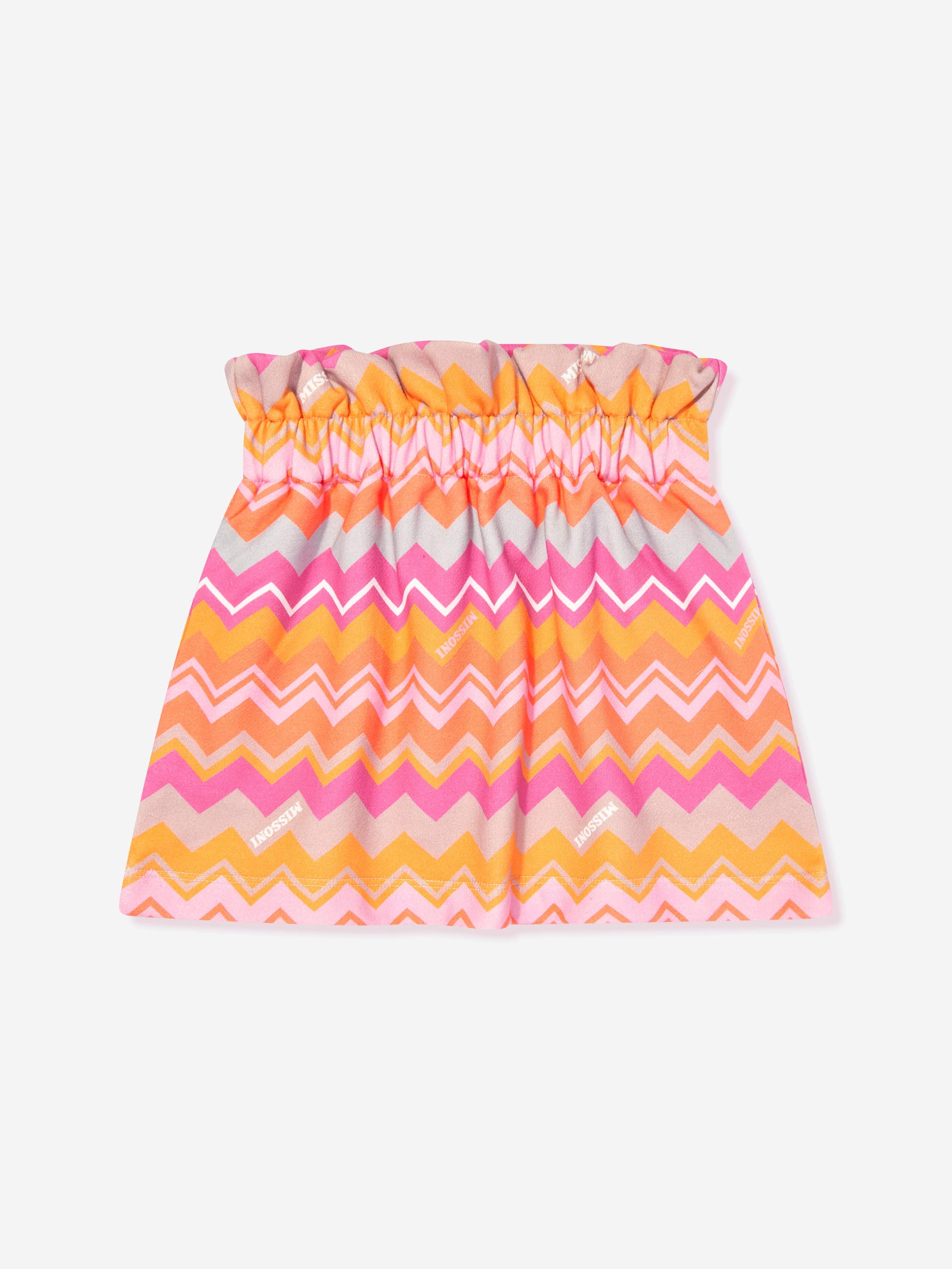 Missoni Girls Zigzag Skirt in Multicolour Sale Clearance