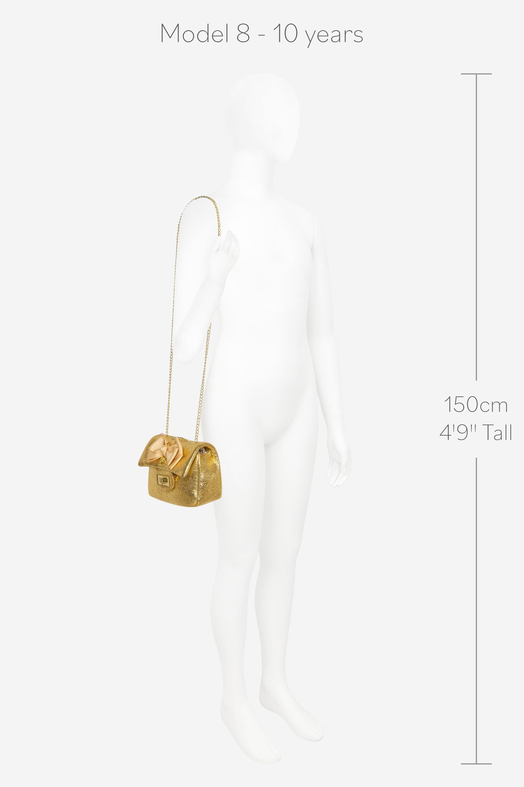 Angels Face Girls Skyla Metallic Shoulder Bag in Gold The Cheapest