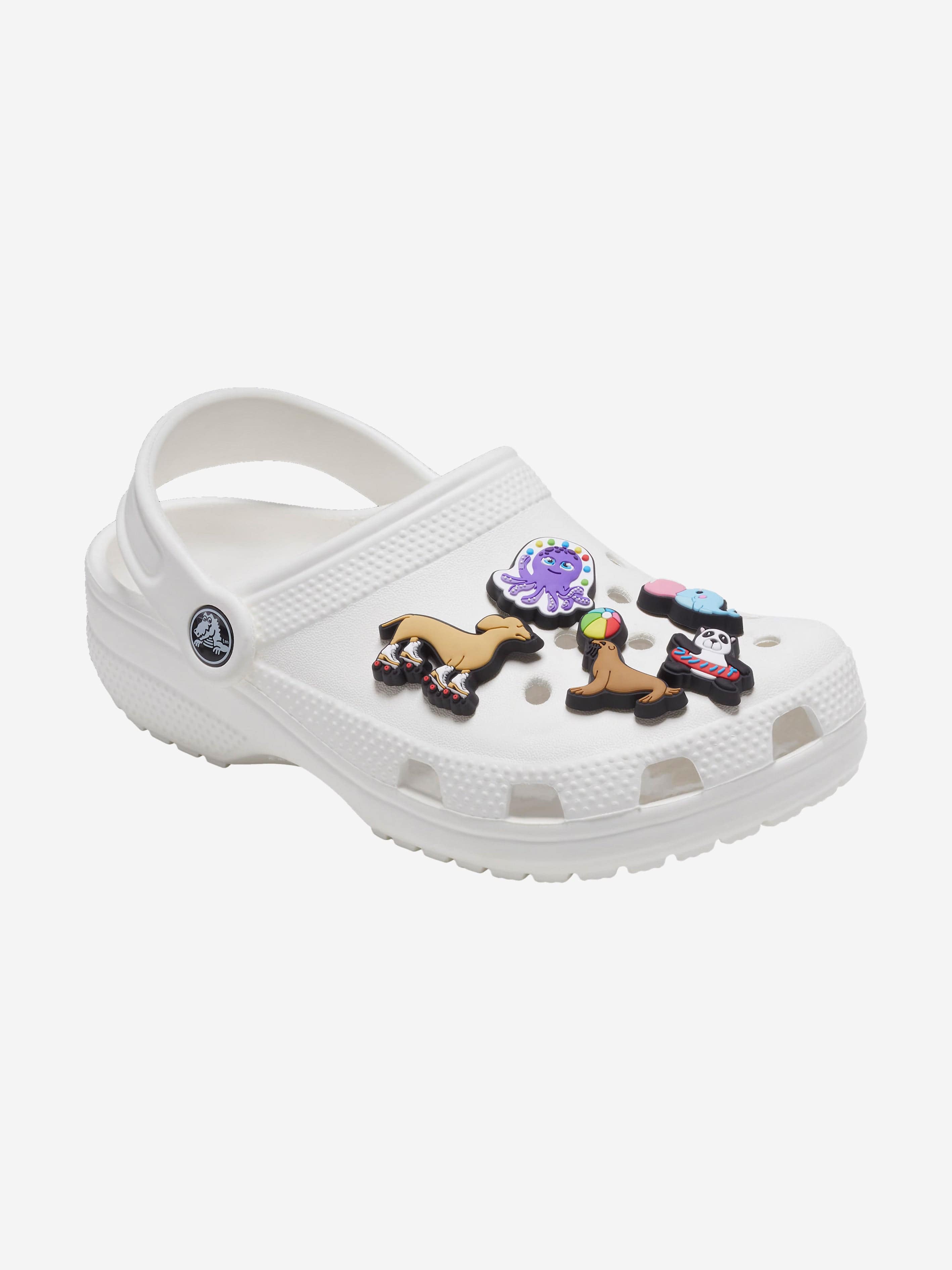Crocs Kids Fun Animal Friends Jibbitz Charm 5 Pack in Multicolour Cheap Sale Cost