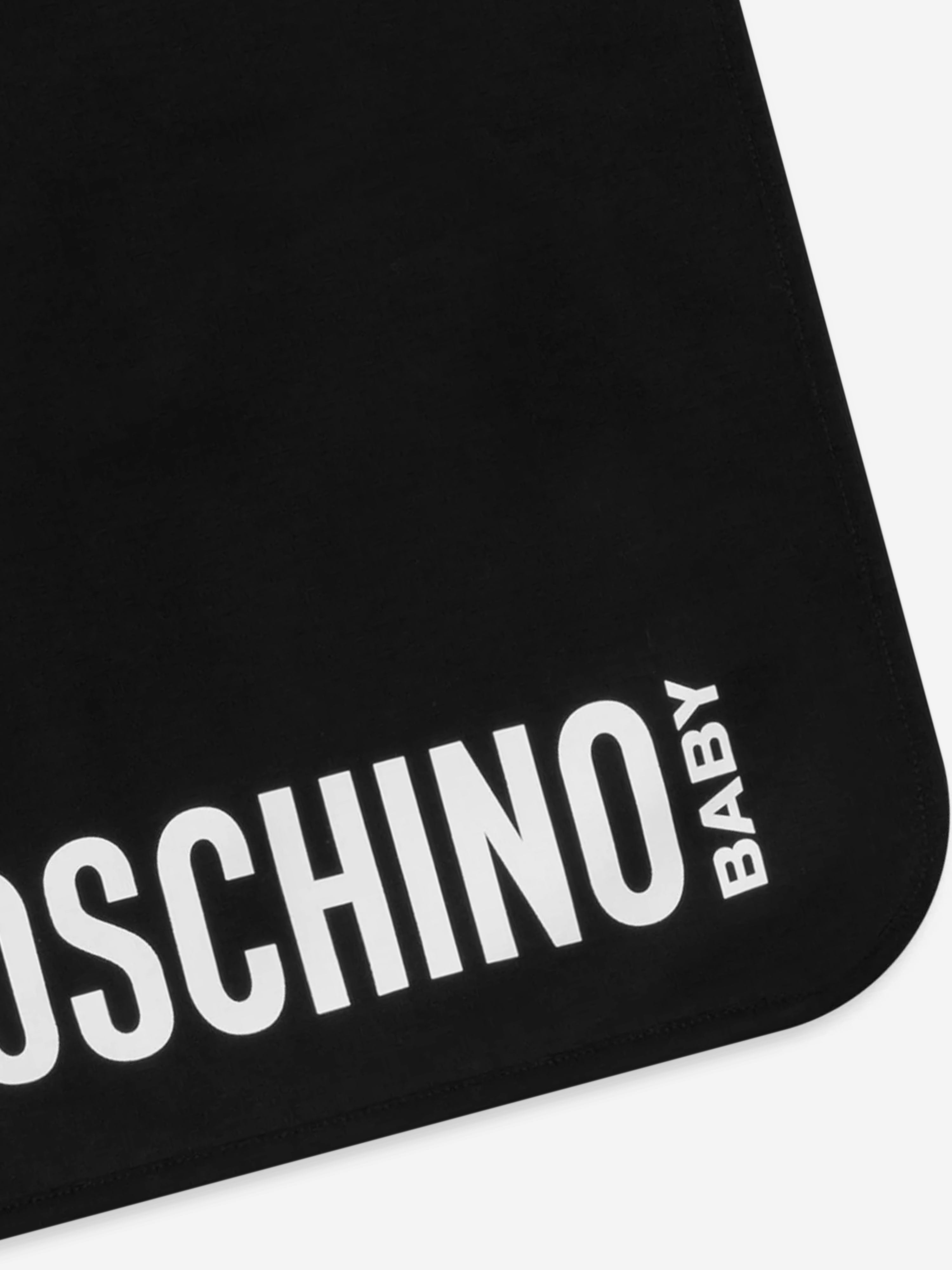 Moschino Baby Bear Logo Changing Bag in Black (40cm) View Cheap Online