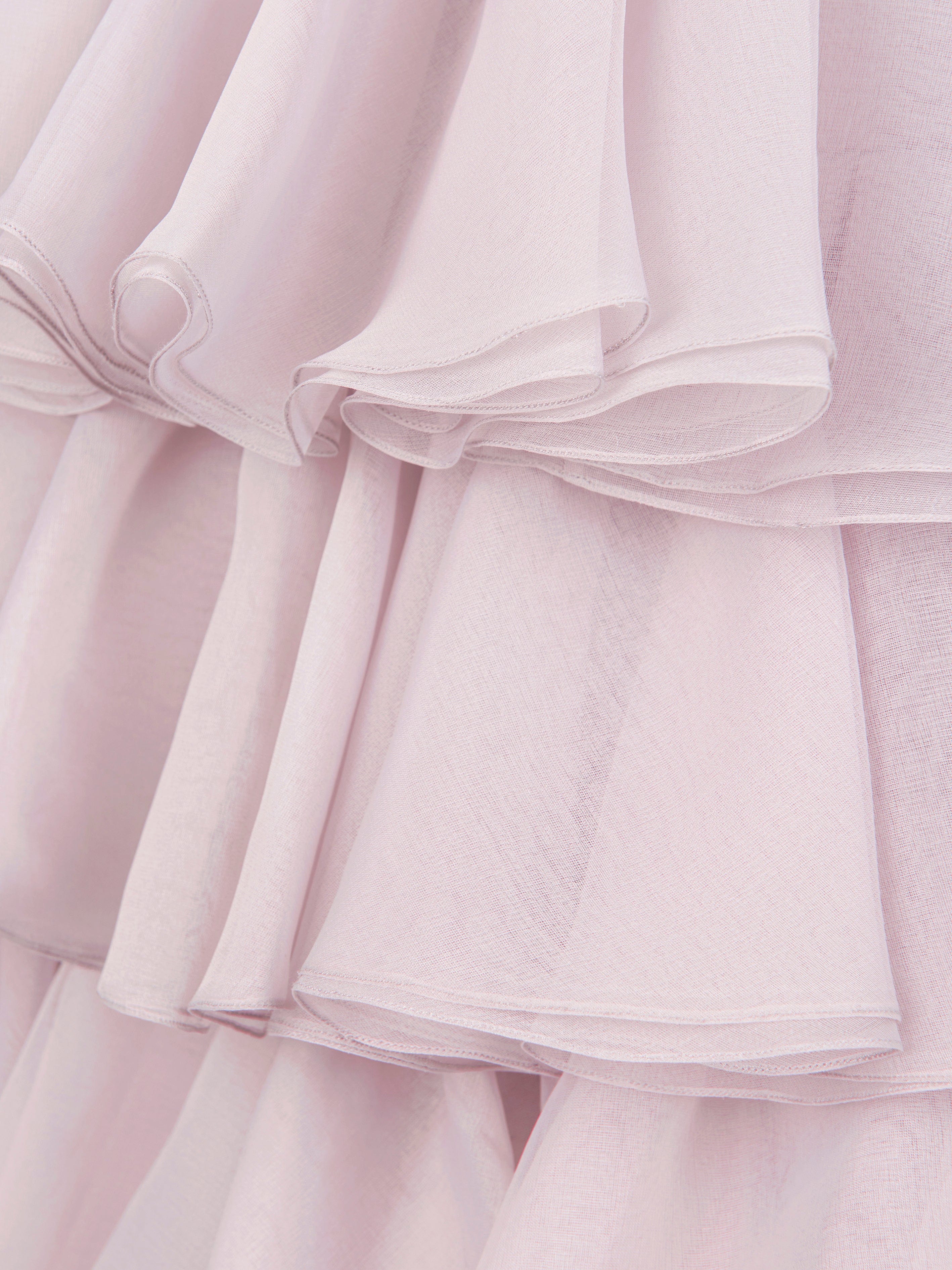 Maison Ava Girls Lumi Dress in Misty Lavender Professional