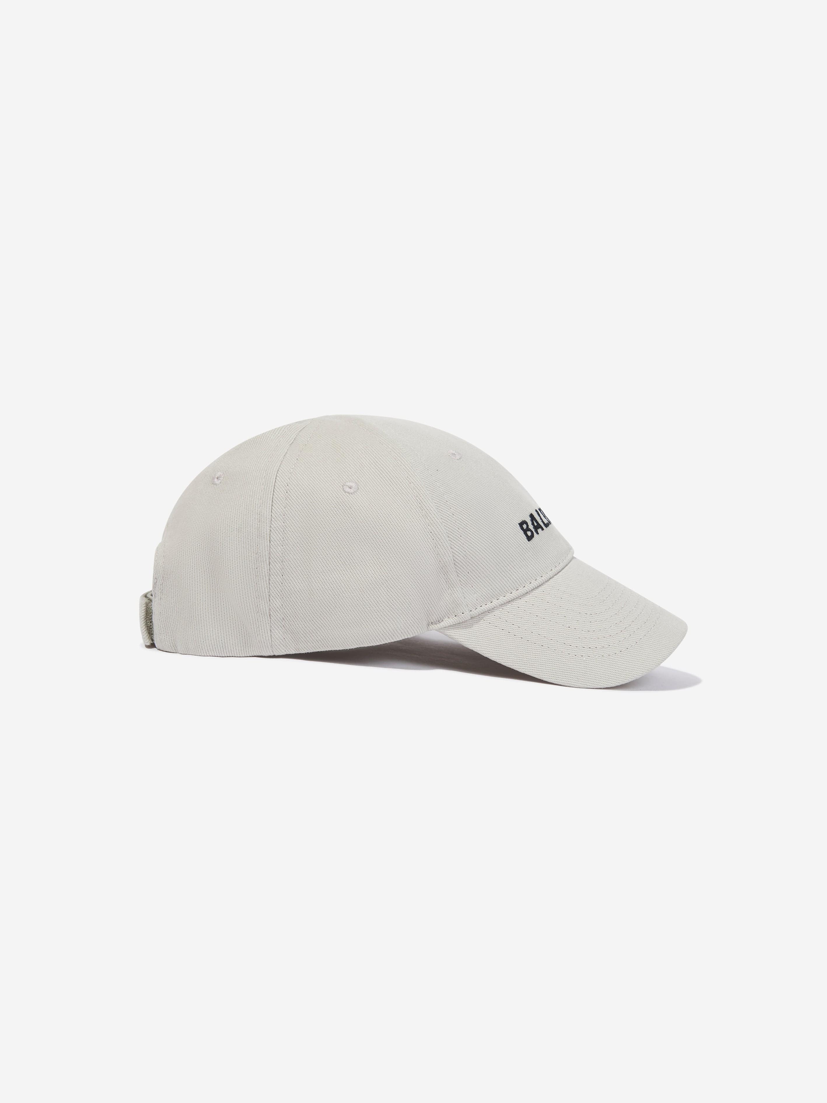 Balenciaga Kids Logo Cap in Ivory Sale Clearance