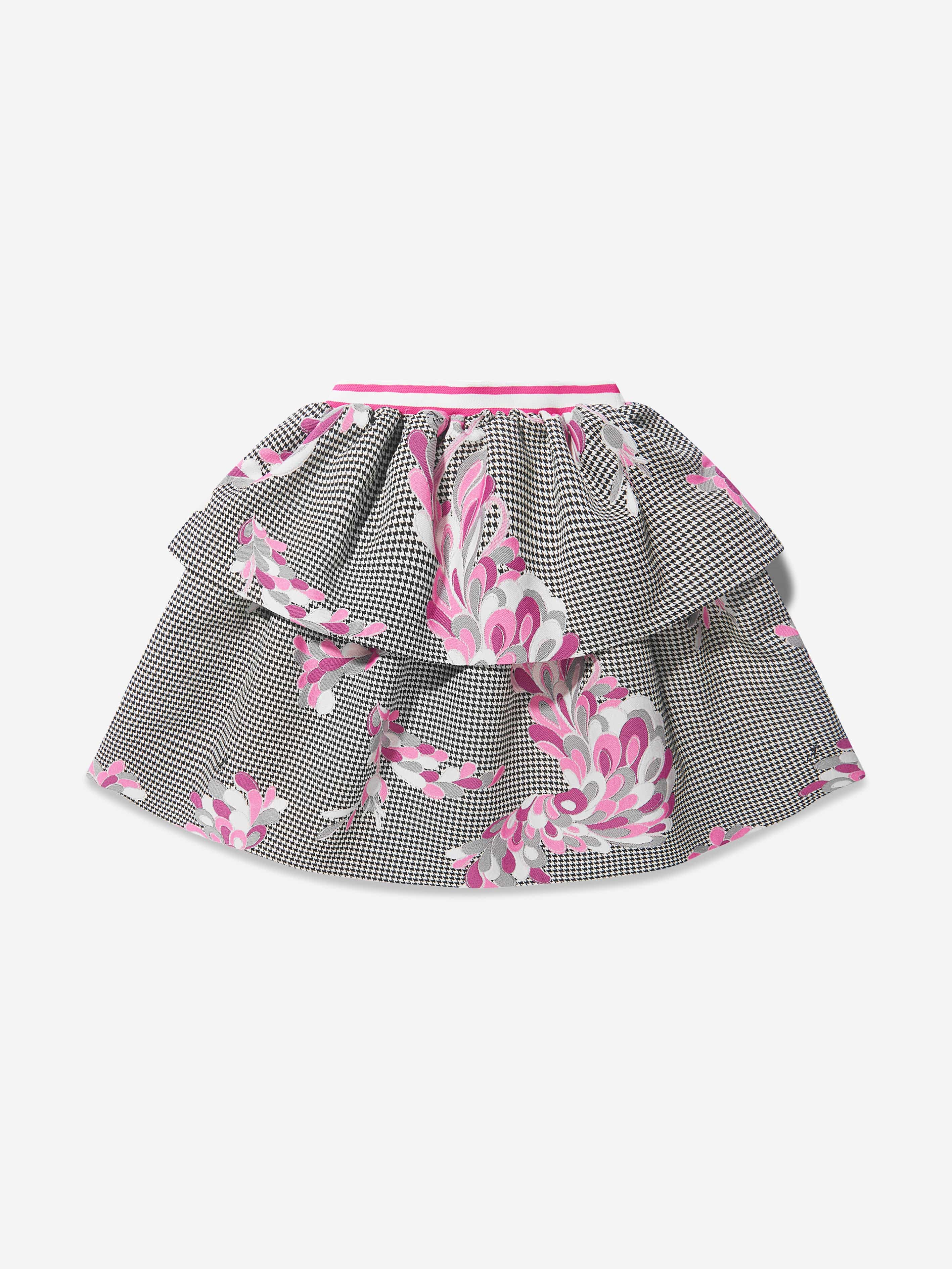 Pucci Girls Patterned Tiered Skirt Outlet 2025 Newest