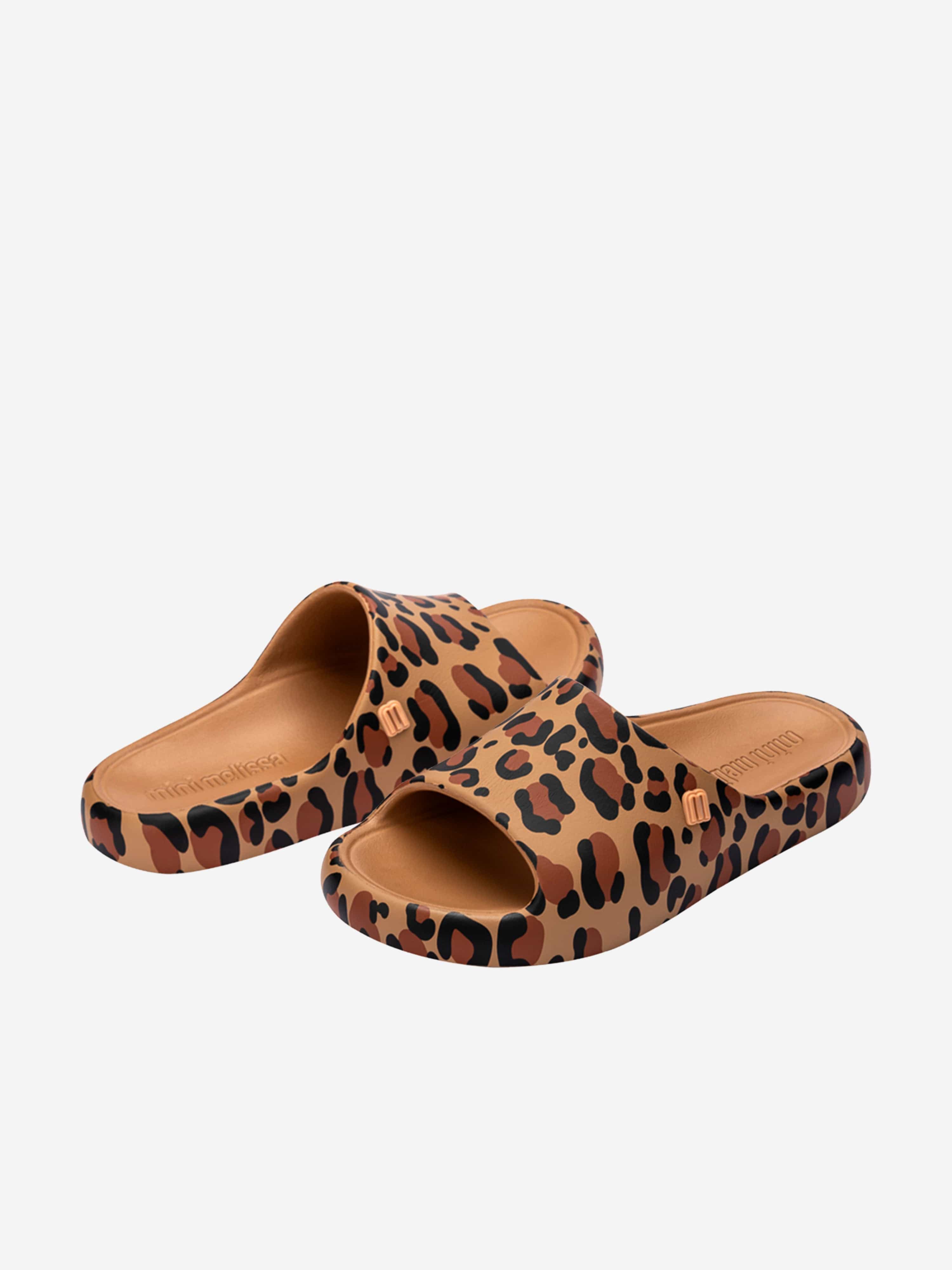 Girls Free Print Sliders in Brown Genuine Cheap Online