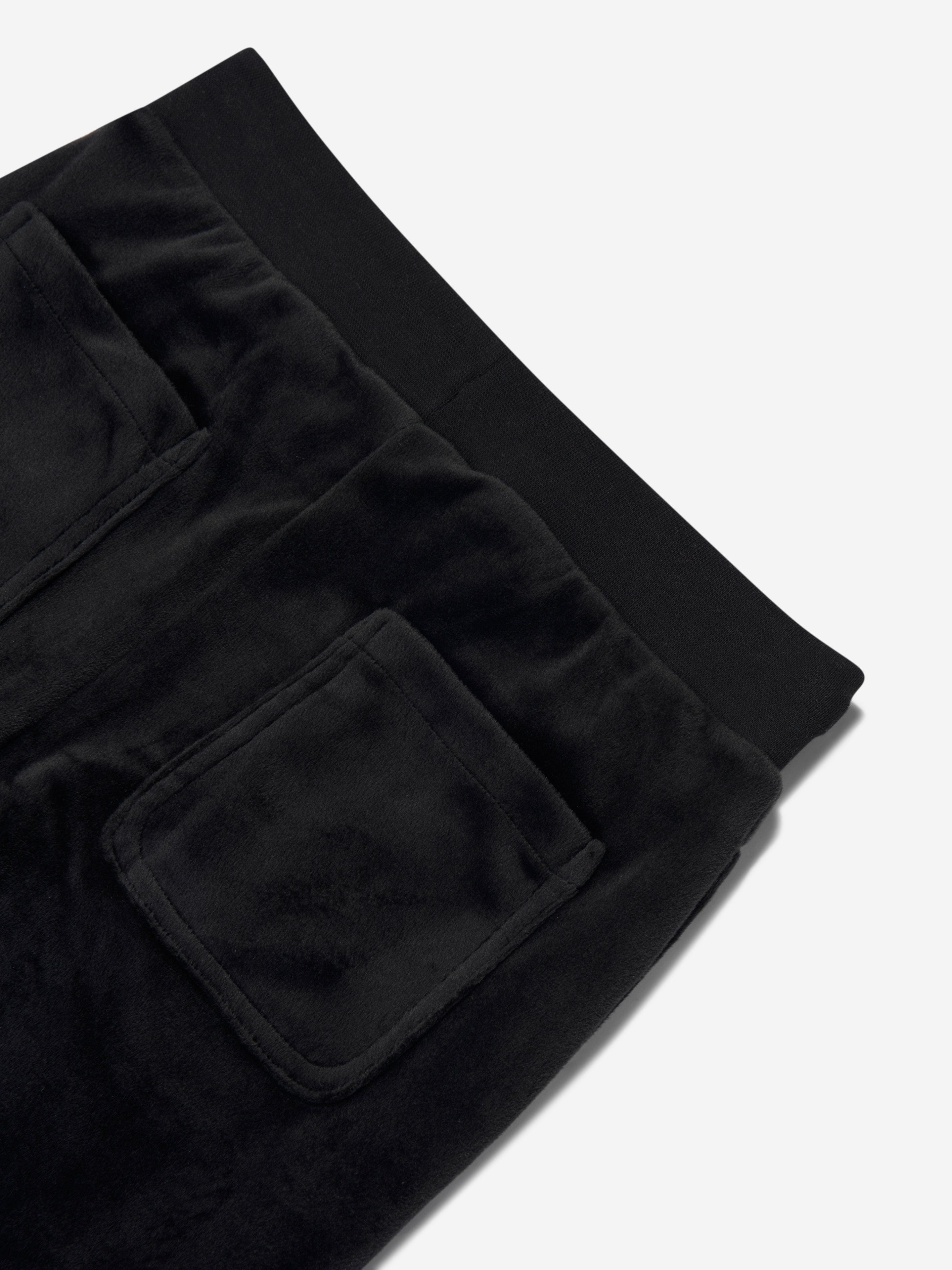 Juicy Couture Girls Diamante Logo Bootcut Joggers in Black Free Shipping Exclusive