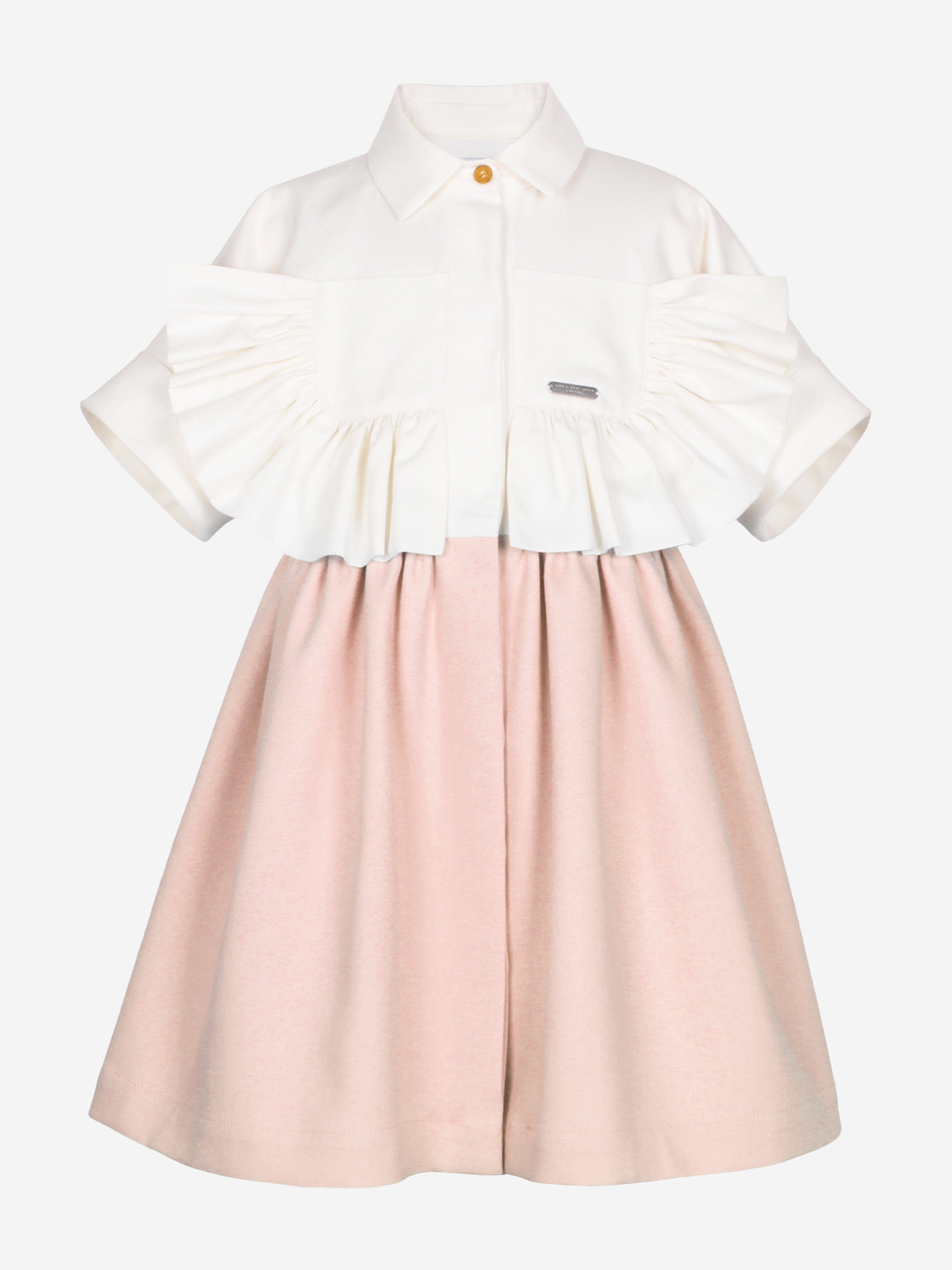 Jessie And James Girls Once Upon A Blue Moon Dress in Pink Wholesale Pice Cheap Online